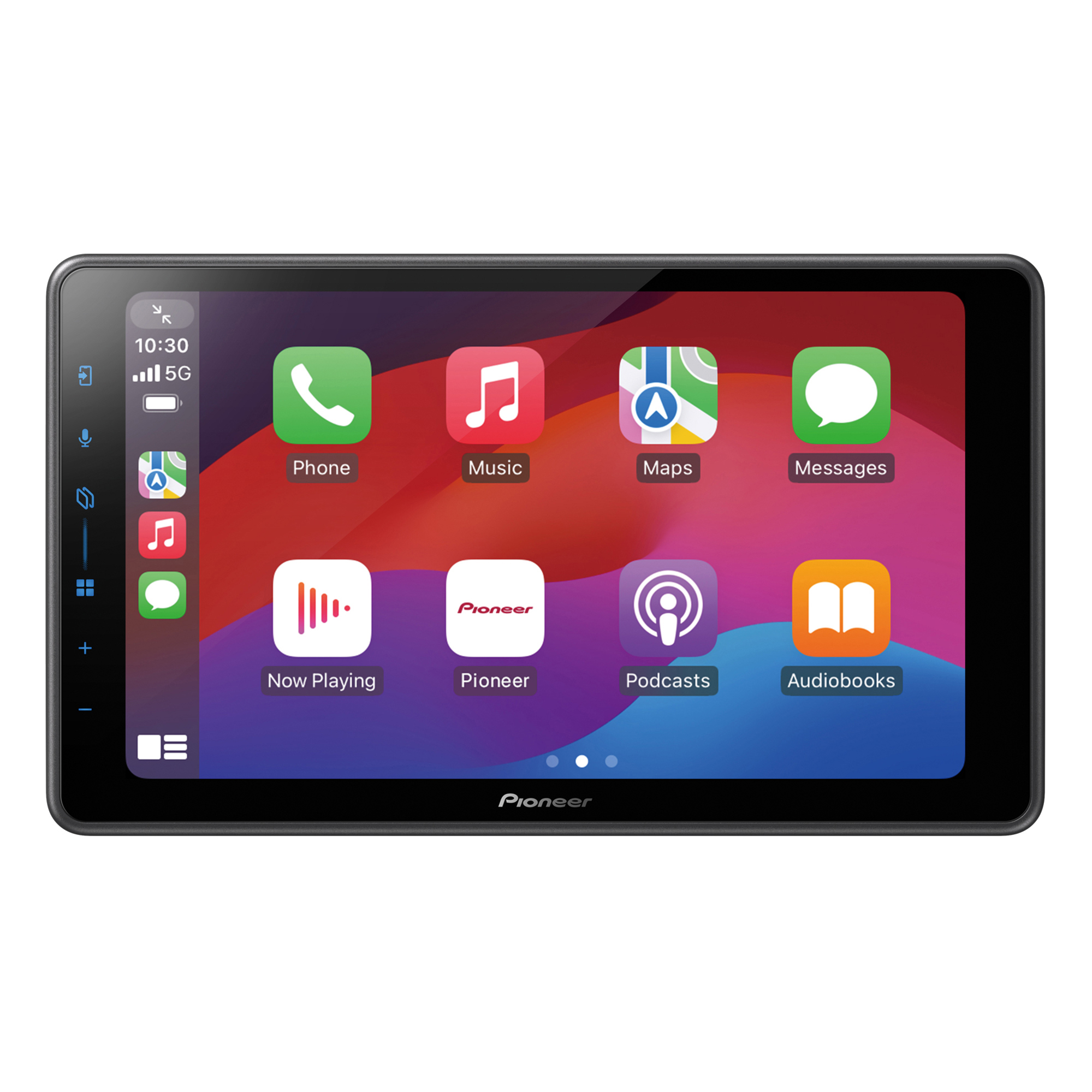 Pioneer DMH-WT5000NEX Single-DIN Car In-Dash Unit — 9in. Floating Touch Screen, SiriusXM Ready, Wired/Wireless Apple CarPlay/Android Auto, Model# PIODMHWT5000NEX