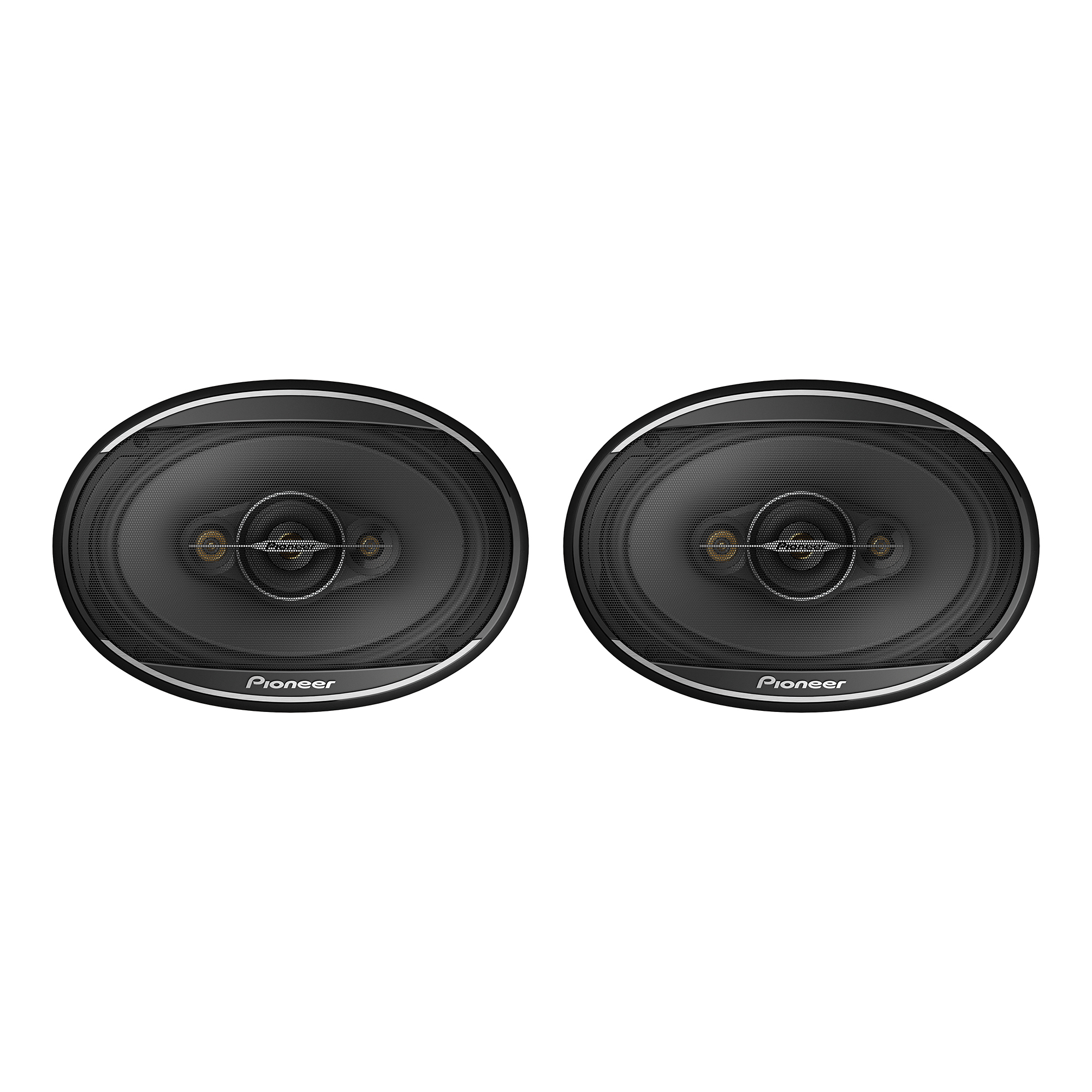 Pioneer® A-Series TS-A6961F 6-In. x 9-In. 450-Watt 4-Way Full-Range Max Power Coaxial Speakers, 2-Count