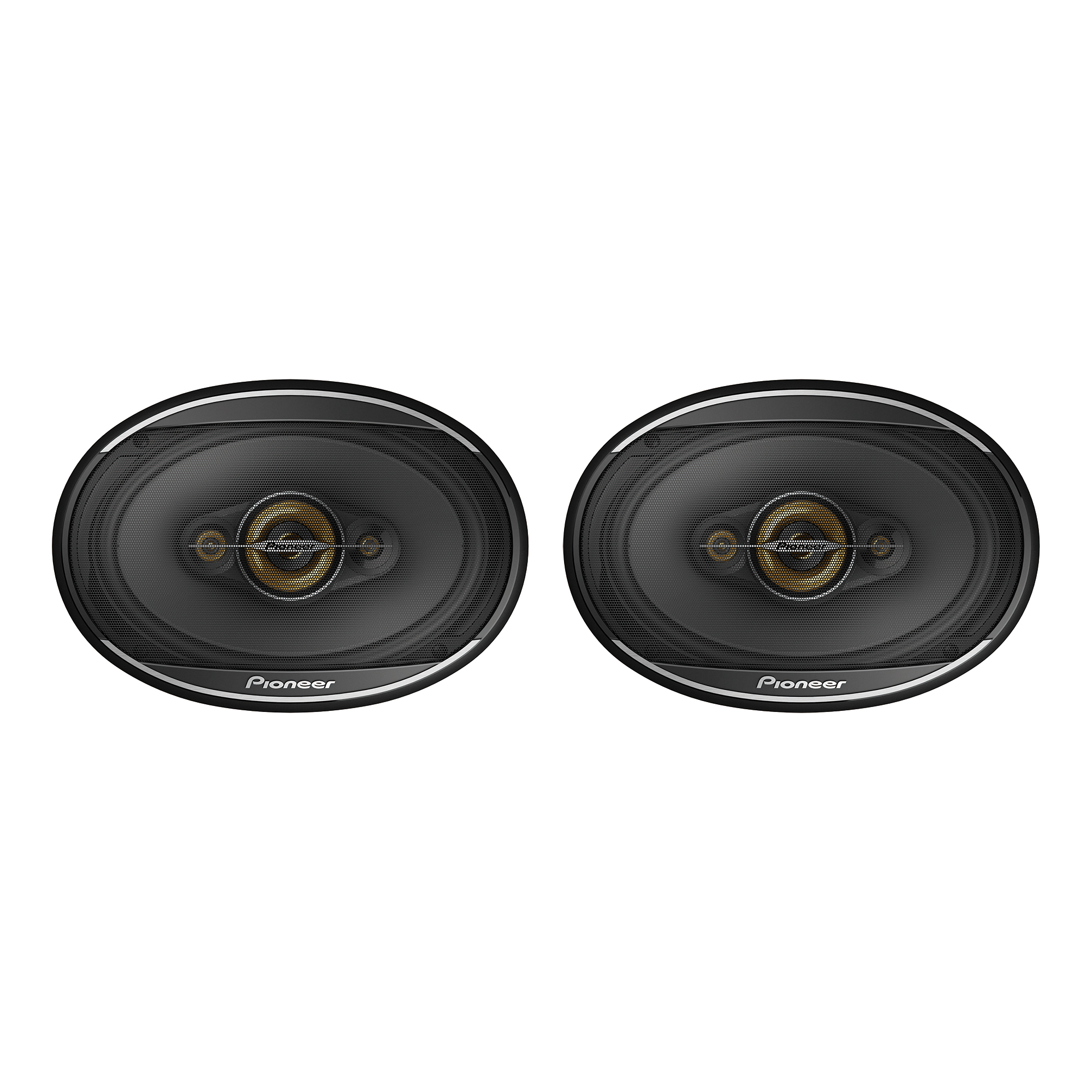 Pioneer® A-Series TS-A6971F 6-In. x 9-In. 600-Watt 4-Way Full-Range Max Power Coaxial Speakers, 2-Count