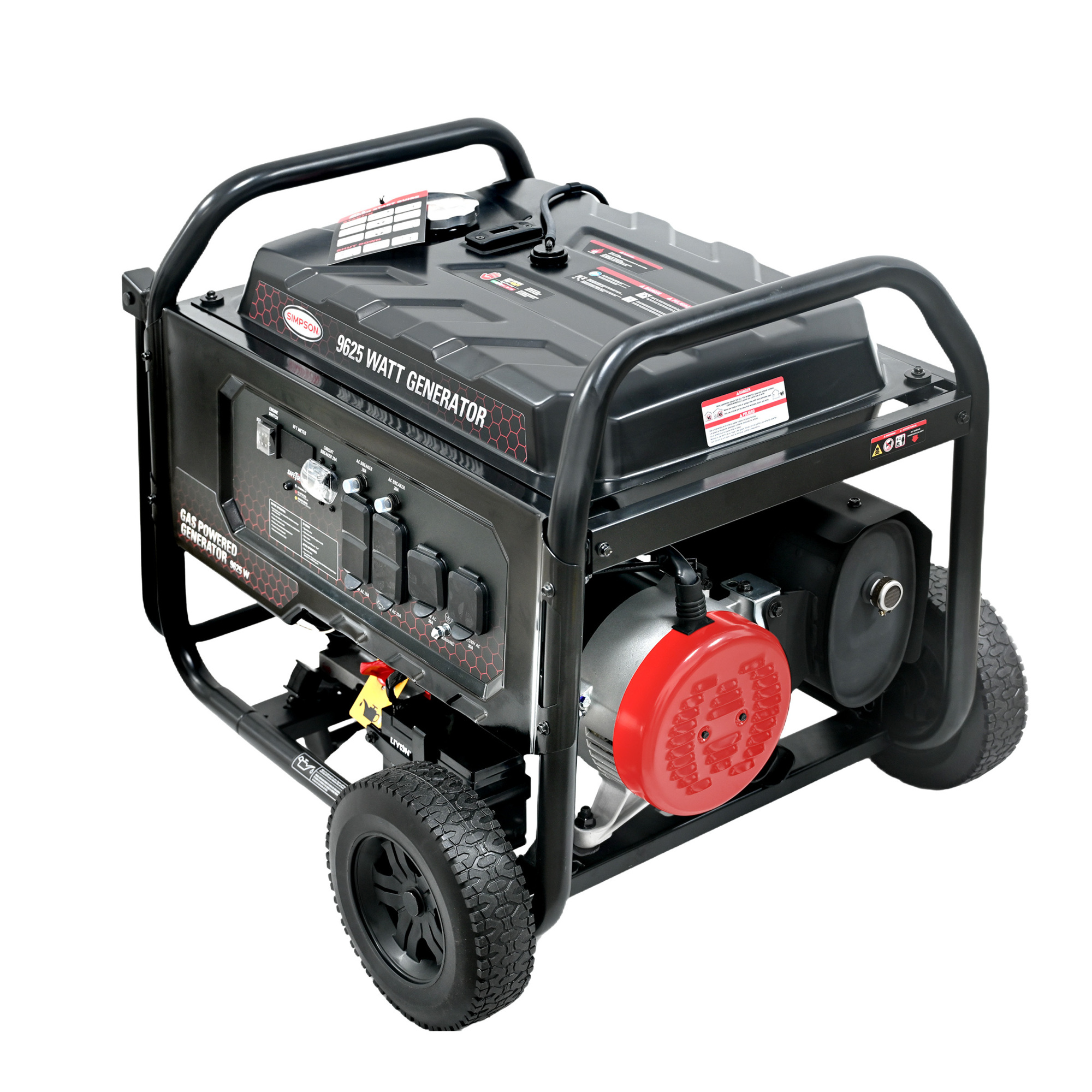 Simpson Commercial Generator — 9625 Watts, 420cc, Model# 70134