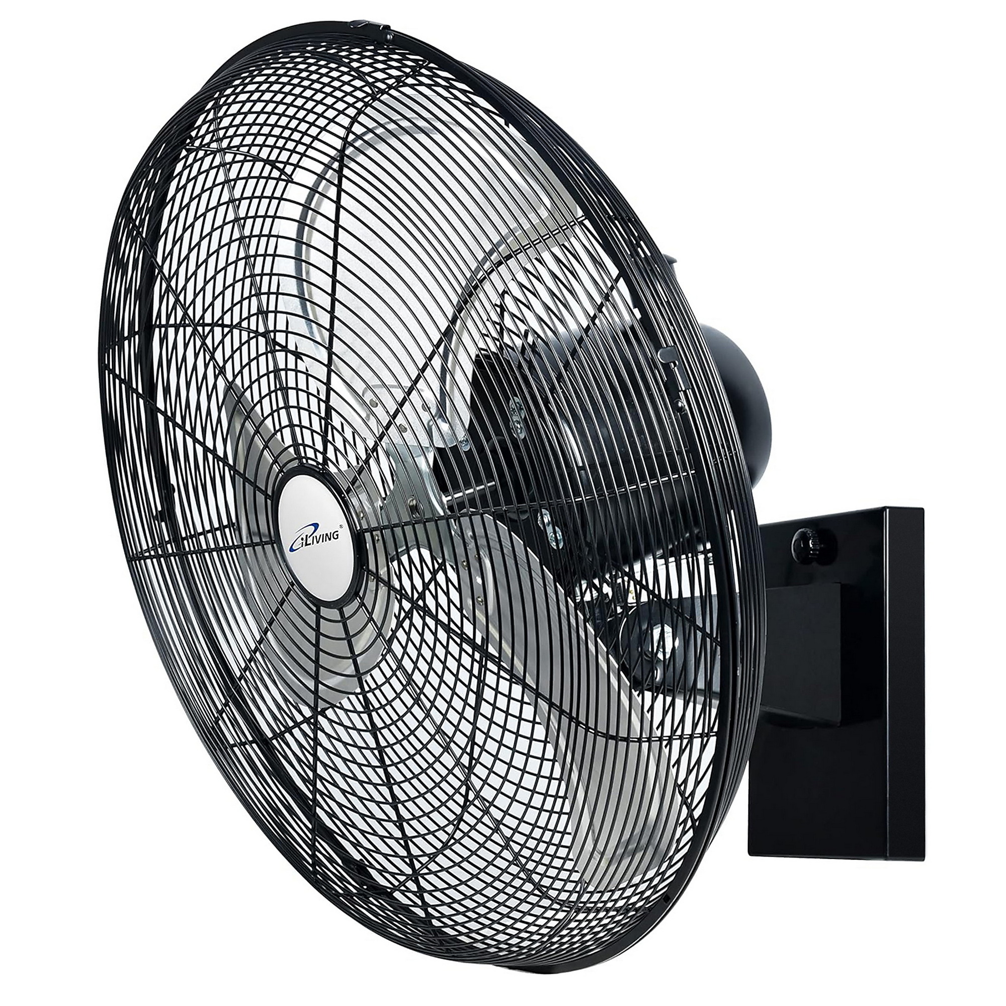 Dr. Infrared Heater iLiving Outdoor Oscillating High Velocity Wall Fan — 20in., 4750 CFM, Heavy-Duty Weatherproof Motor, Variable Speed Adjustment, Model# ILG8EOSC20
