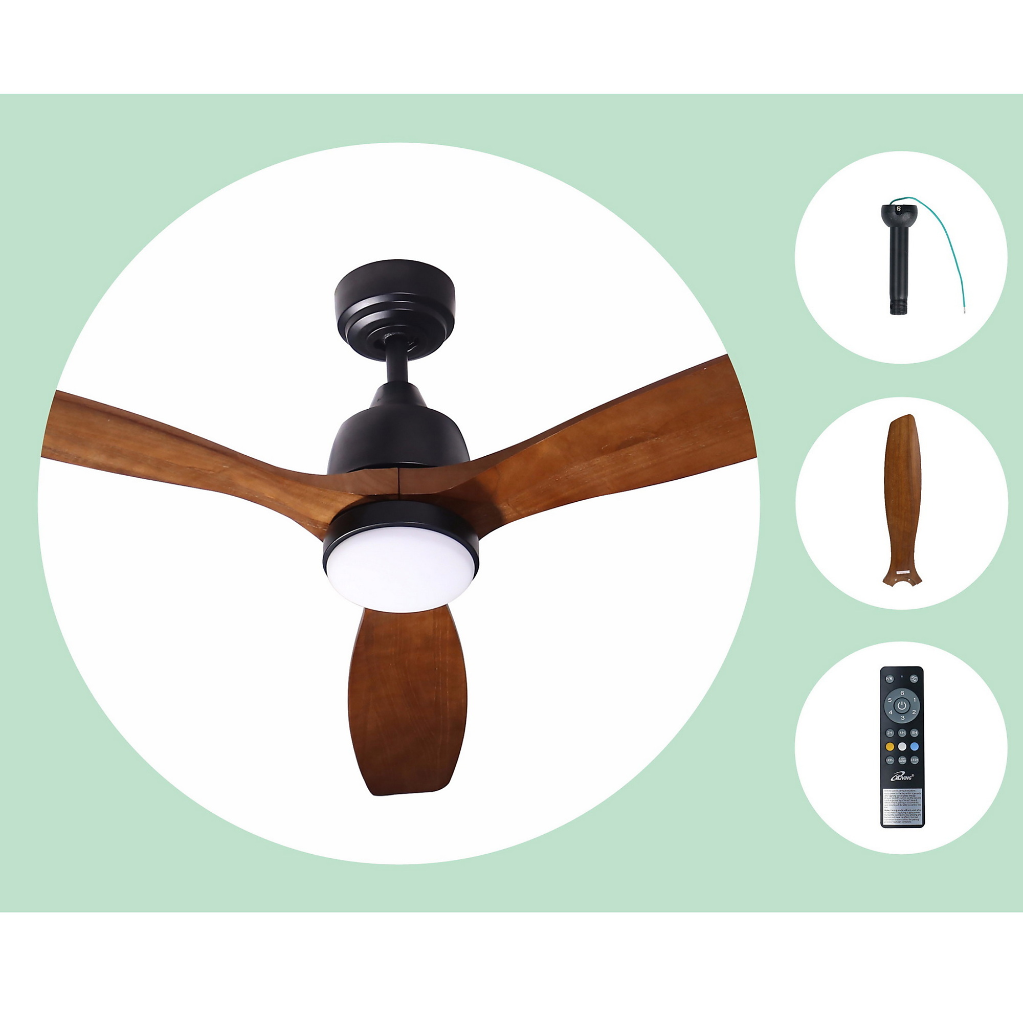 Dr. Infrared Heater iLiving Ceiling Fan - Thumbnail 3