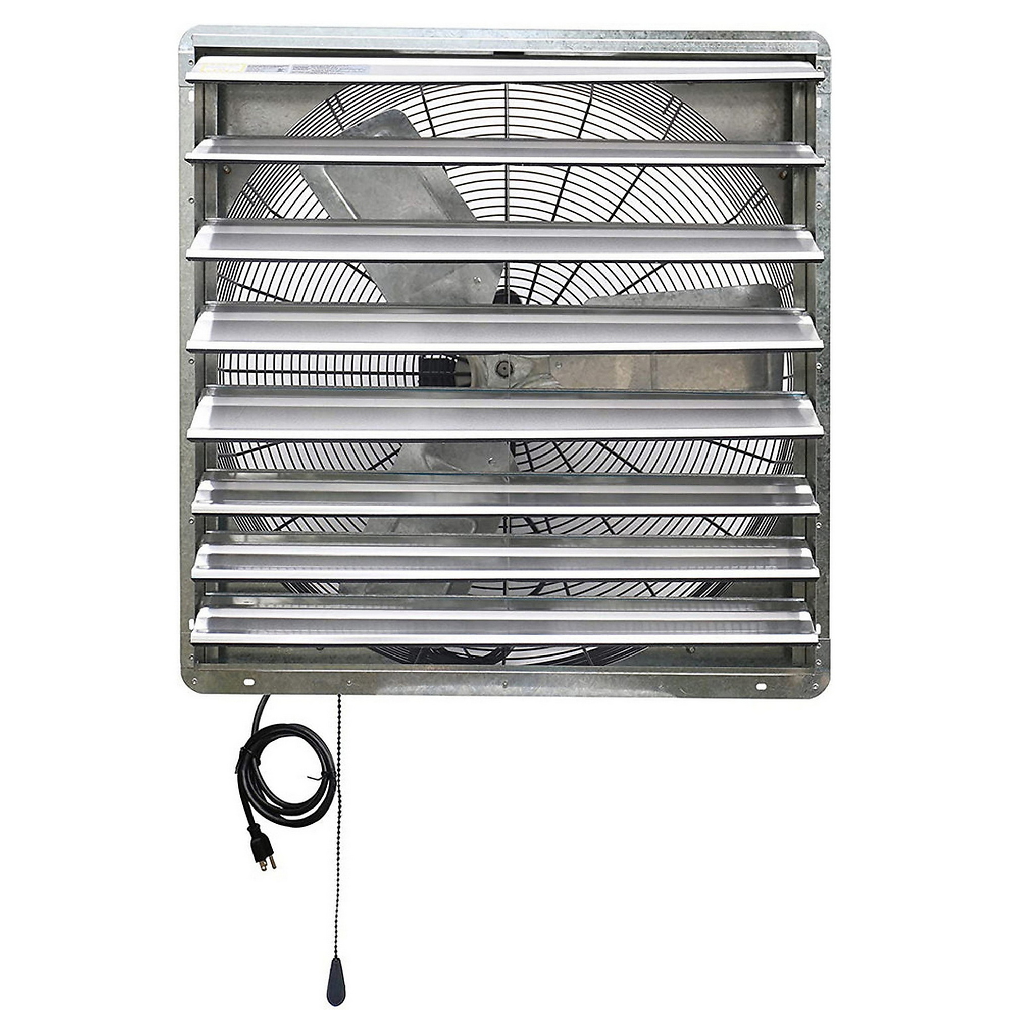 Dr. Infrared Heater iLiving Shutter Exhaust Fan — 30in., 2-Speed, Built-In Thermostat, 6ft. Cord, Aluminum Blades, Model# ILG8SF30V