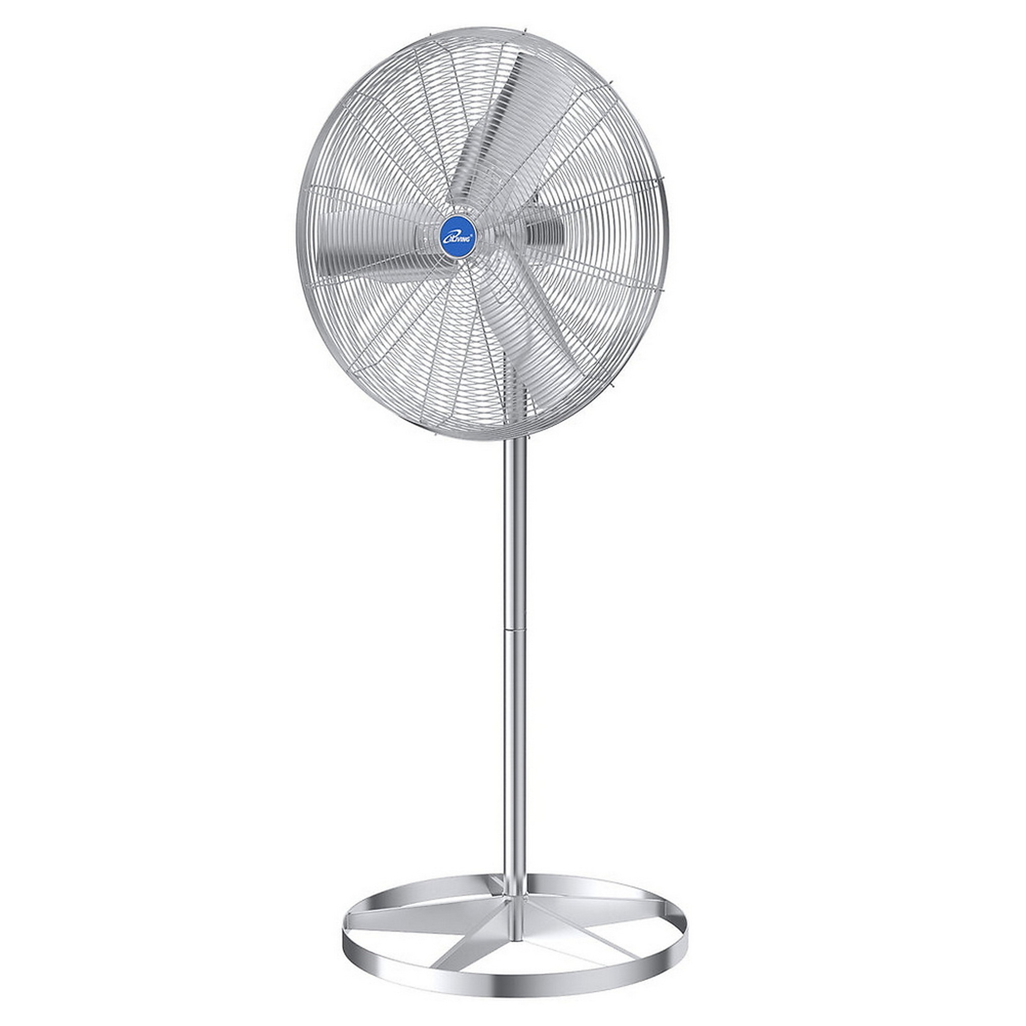 iLiving Pedestal Washdown Fan — 30in., 9600 CFM, 1/3 HP, Single Phase, 115/230V, Model# ILG8WD30-2P