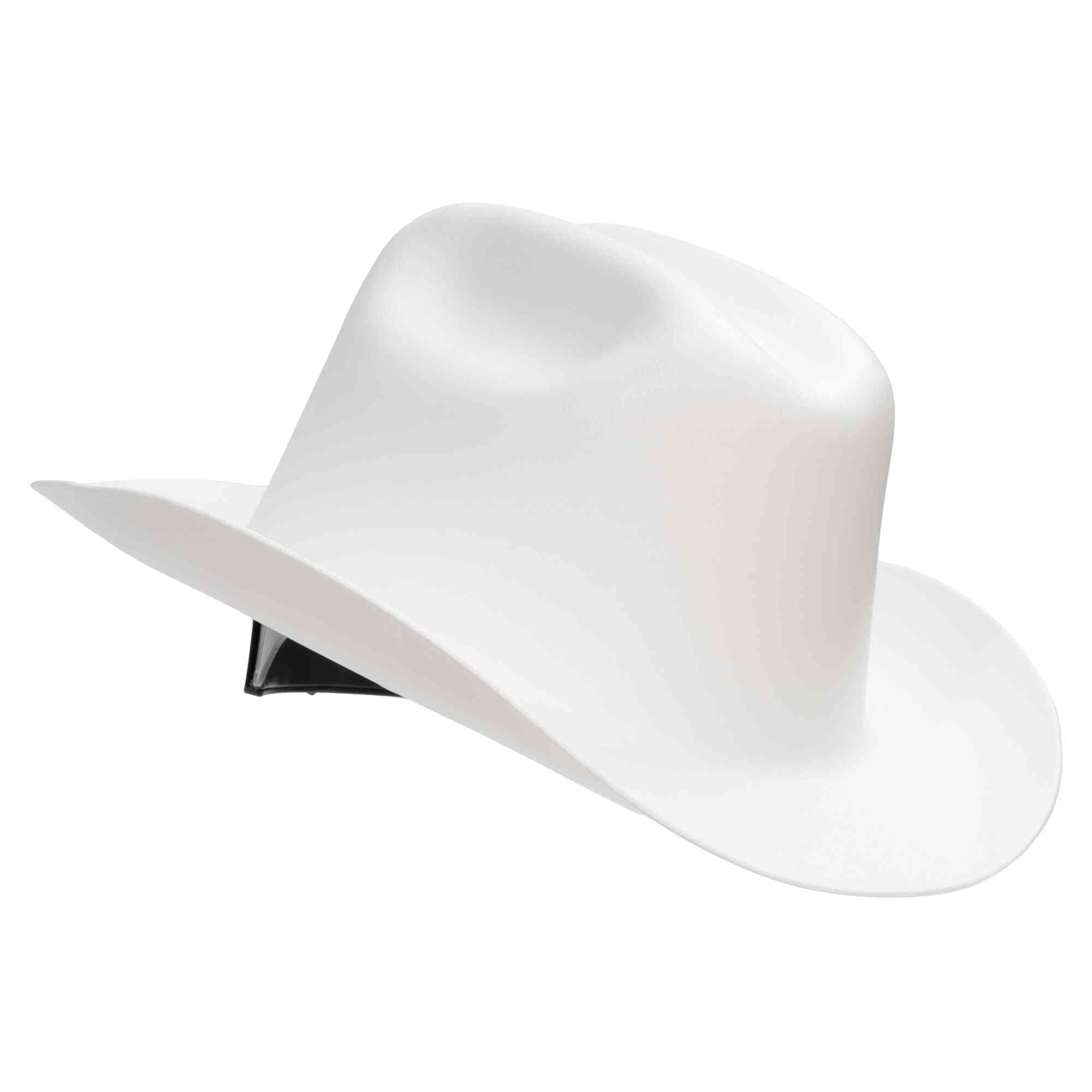 Jackson Safety Hard Hat — Full Brim Cowboy Hat, White, Model# 19500