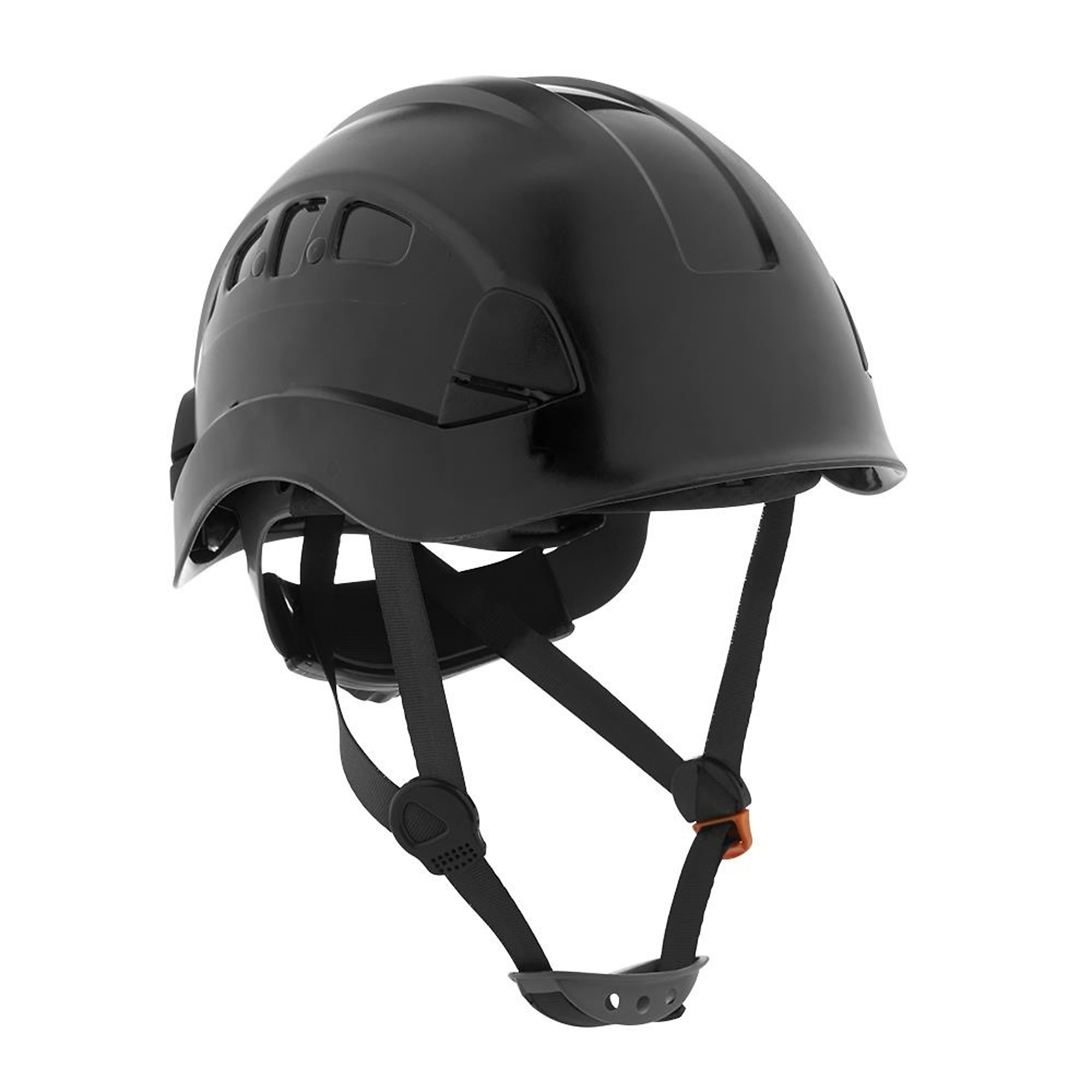 Jackson Safety Hard Hat — CH-400V Series, Industrial Climbing, Vented, Black, Model# 20927