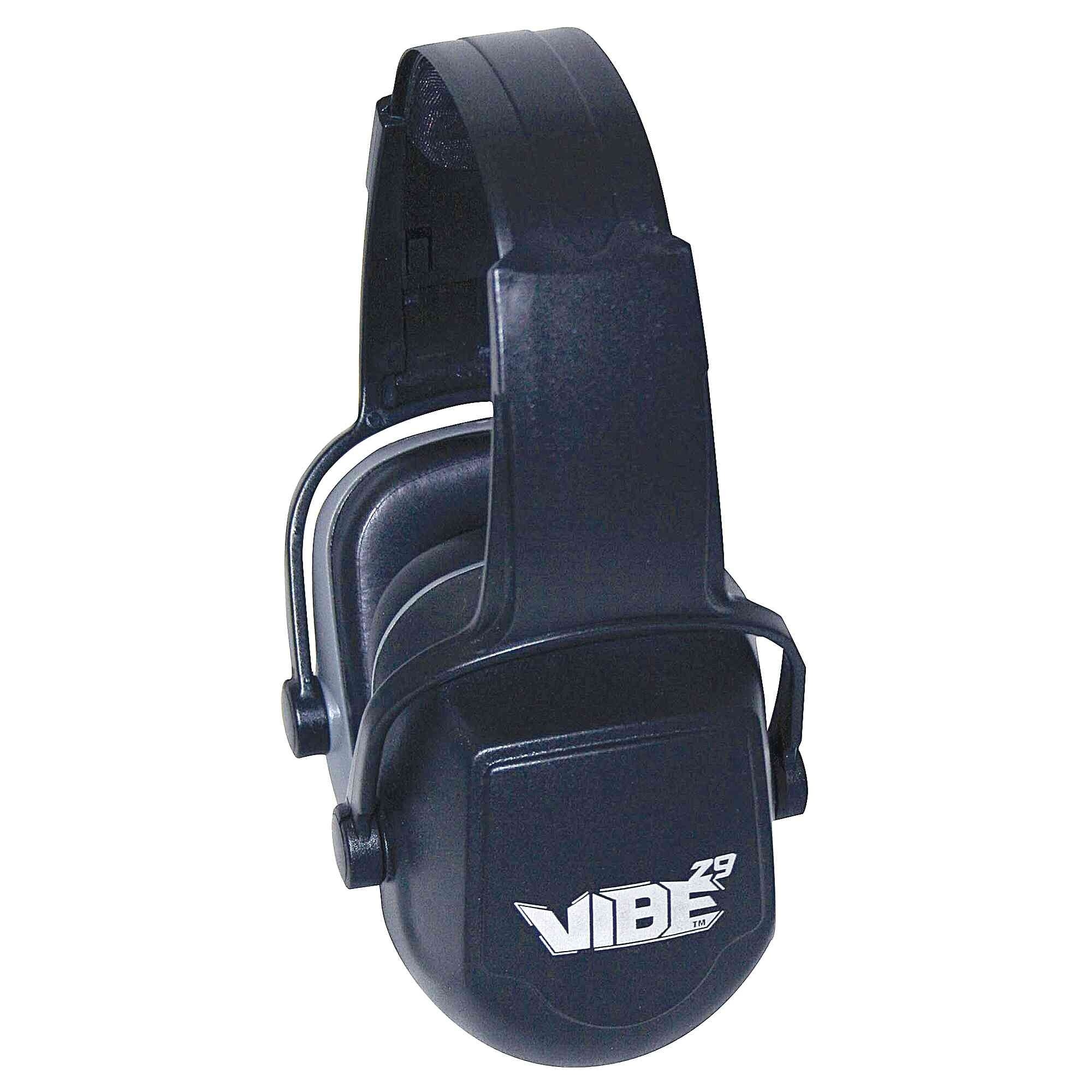 Jackson Safety Earmuffs — H70 Vibe Series, NRR 29, Black, Model# 20775