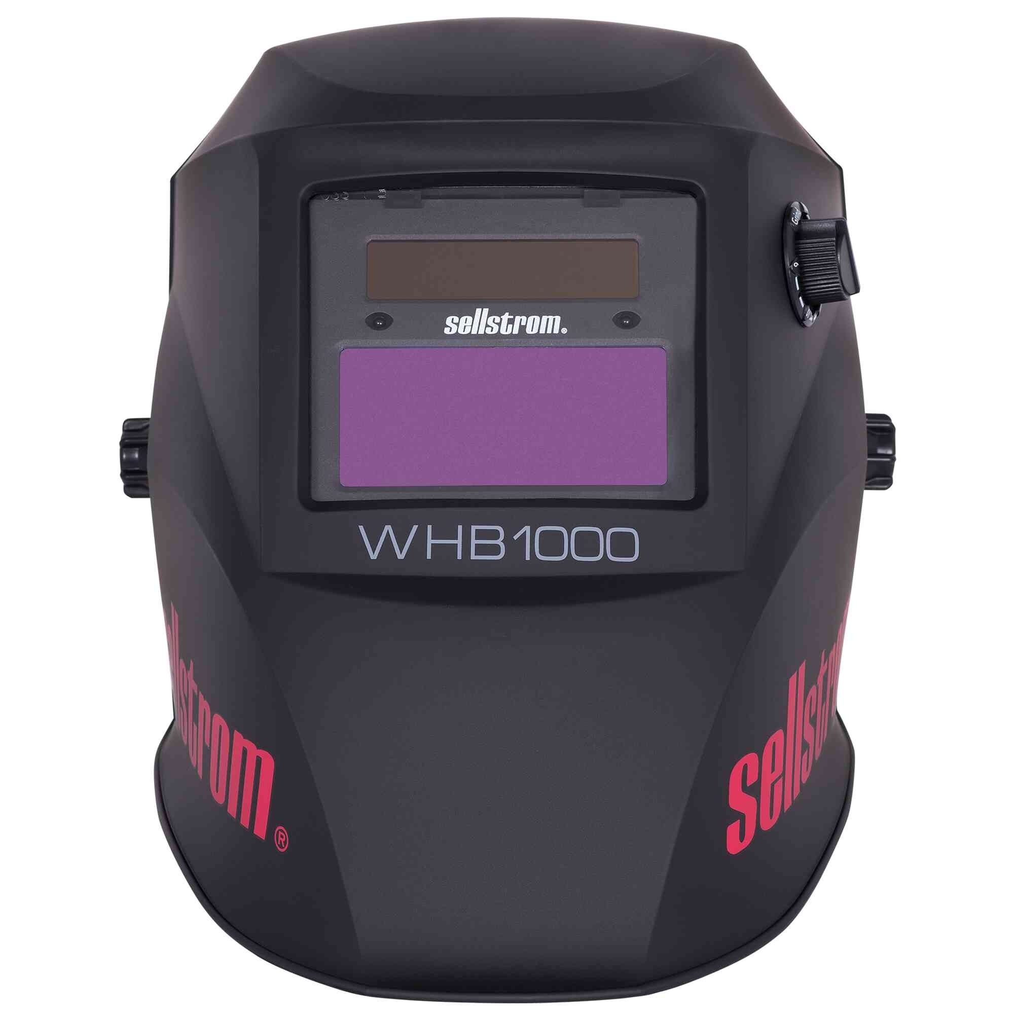 Sellstrom® - Welding Helmet - Auto Darkening - Nylon - 3.54" x 1.57" Viewing Area - Shade 4/9-13 Variable ADF - Ratcheting Headgear - Black - Advantage Series  - Model # S26100