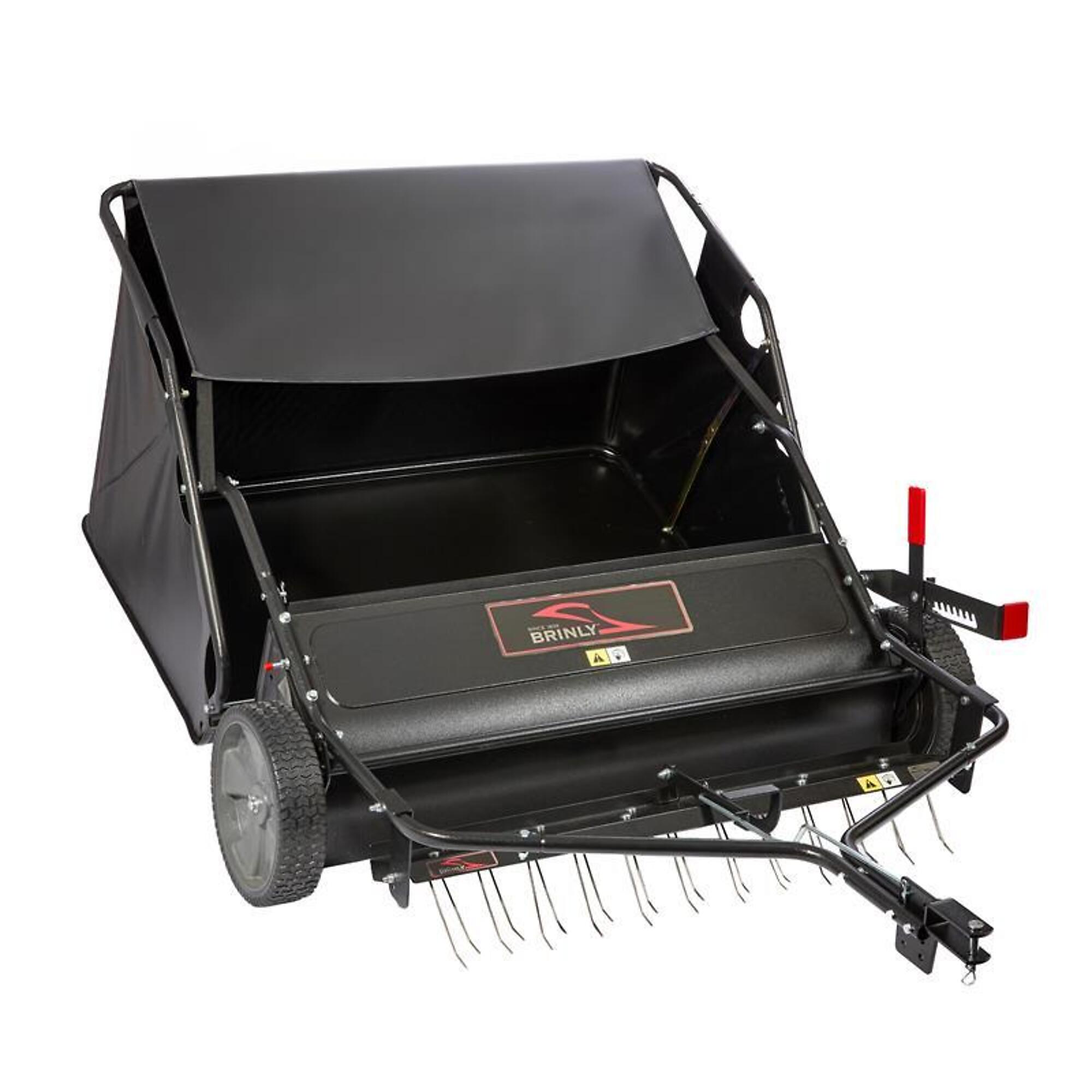 Brinly 42 in. 2 in 1 Lawn Sweeper with Dethatcher