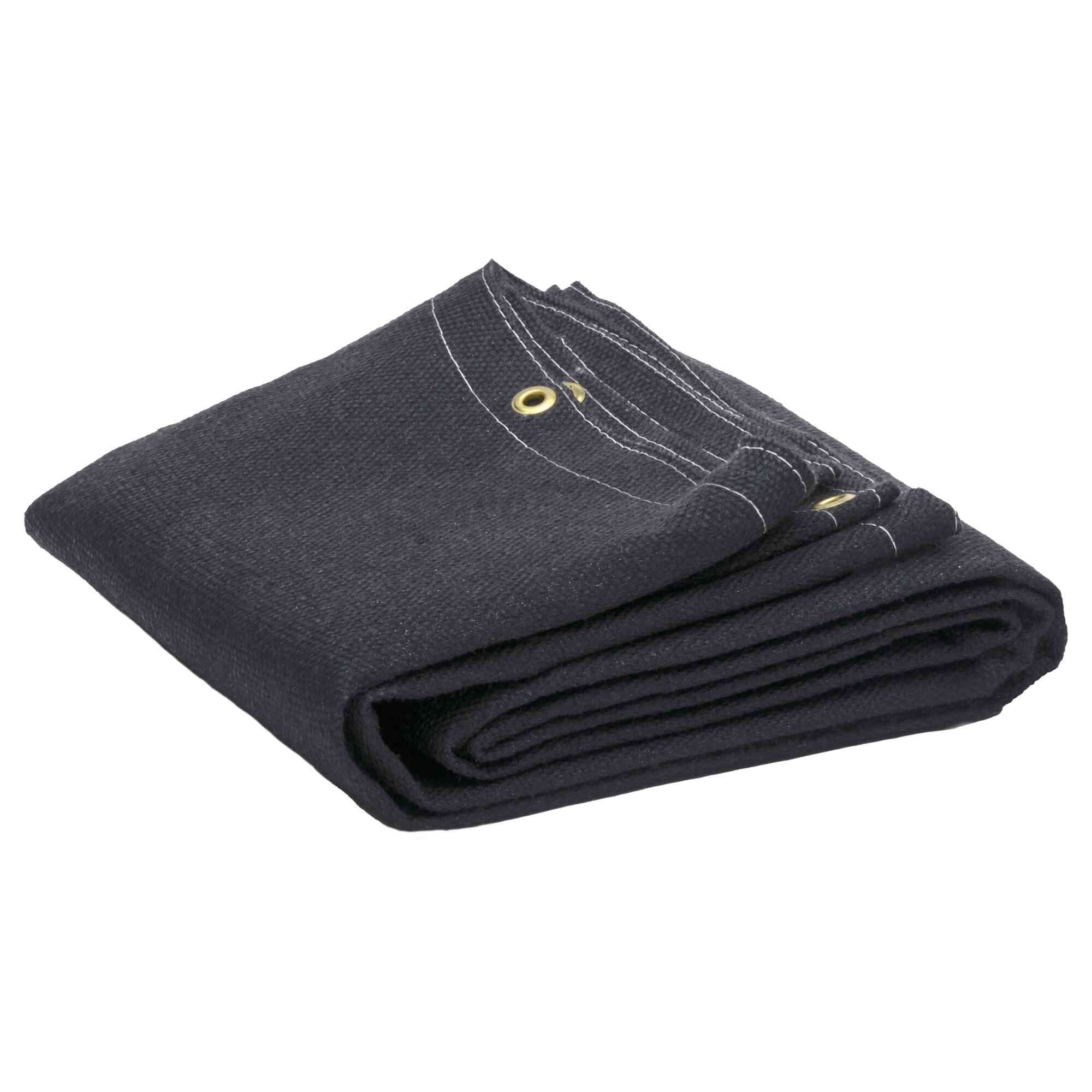 Jackson Safety® - Welding Blanket - Vermiculite Coated Fiberglass - Weight (per sq. yd.) 24 oz - Thickness 0.03" - Black - 10' x 10' - Model # 36164