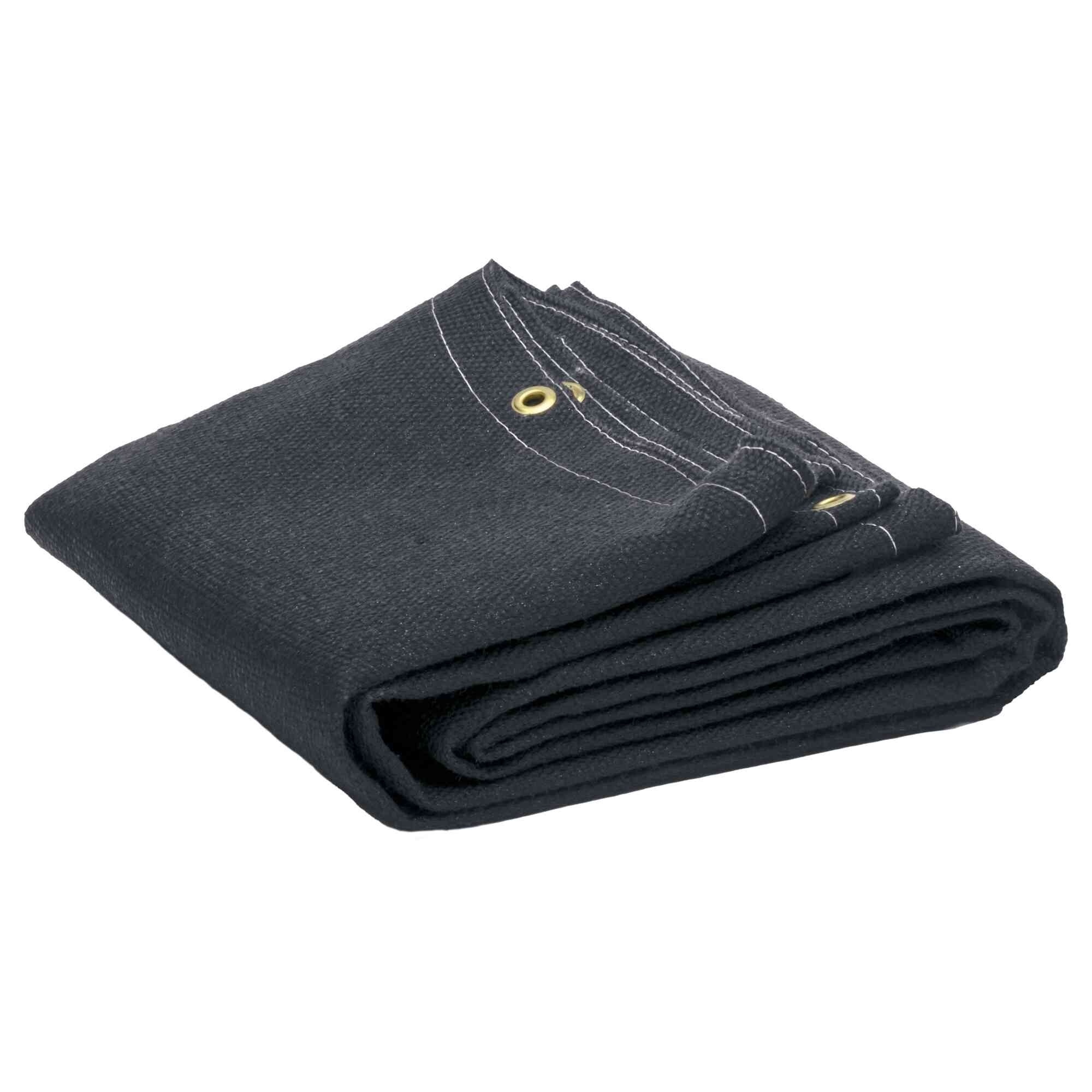 Jackson Safety® - Welding Blanket - Vermiculite Coated Fiberglass - Weight (per sq. yd.) 24 oz - Thickness 0.03" - Black - 6' x 6' - Model # 36302
