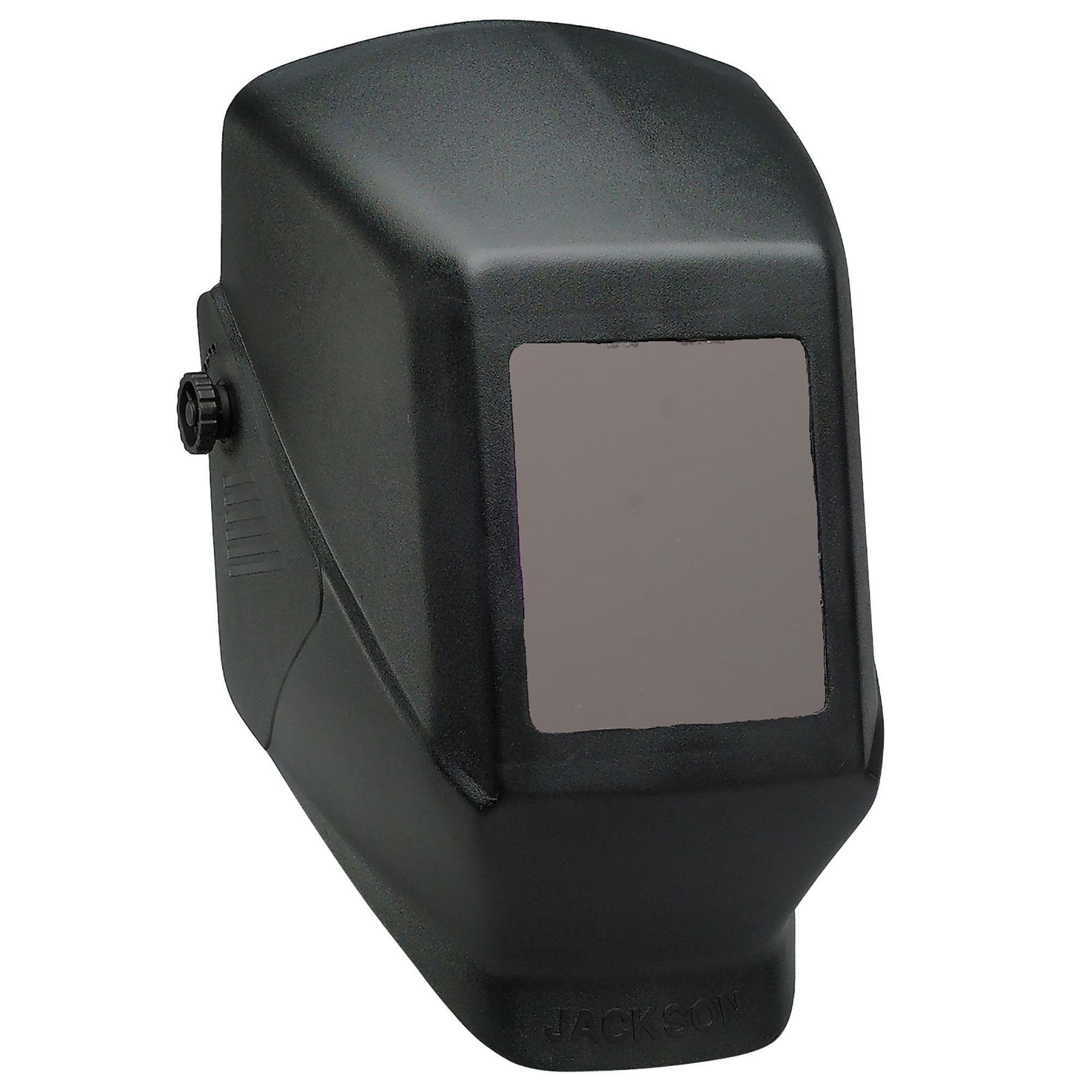 Jackson Safety® - Welding Helmet - Passive - Polycarbonate/ABS Blend - 4.5" x 5.25" Viewing Area - Shade 10 - 187 Hard Hat Adapter Blades - Black - HSL100 Series - Model # 14978