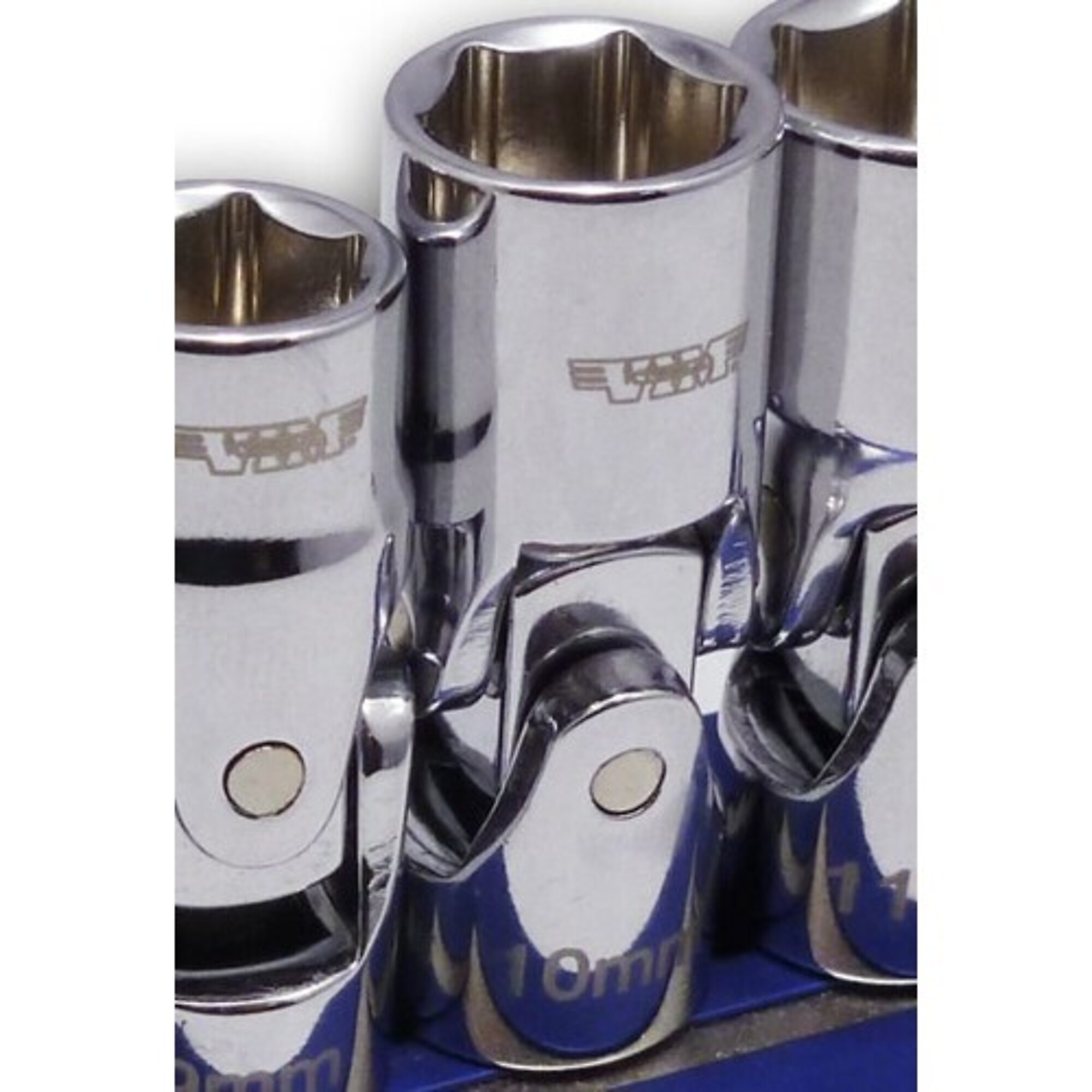 VIM Tools 10mm Universal Joint Shallow Chrome Socket — 1/4in. Drive, Model# VIMVUM410