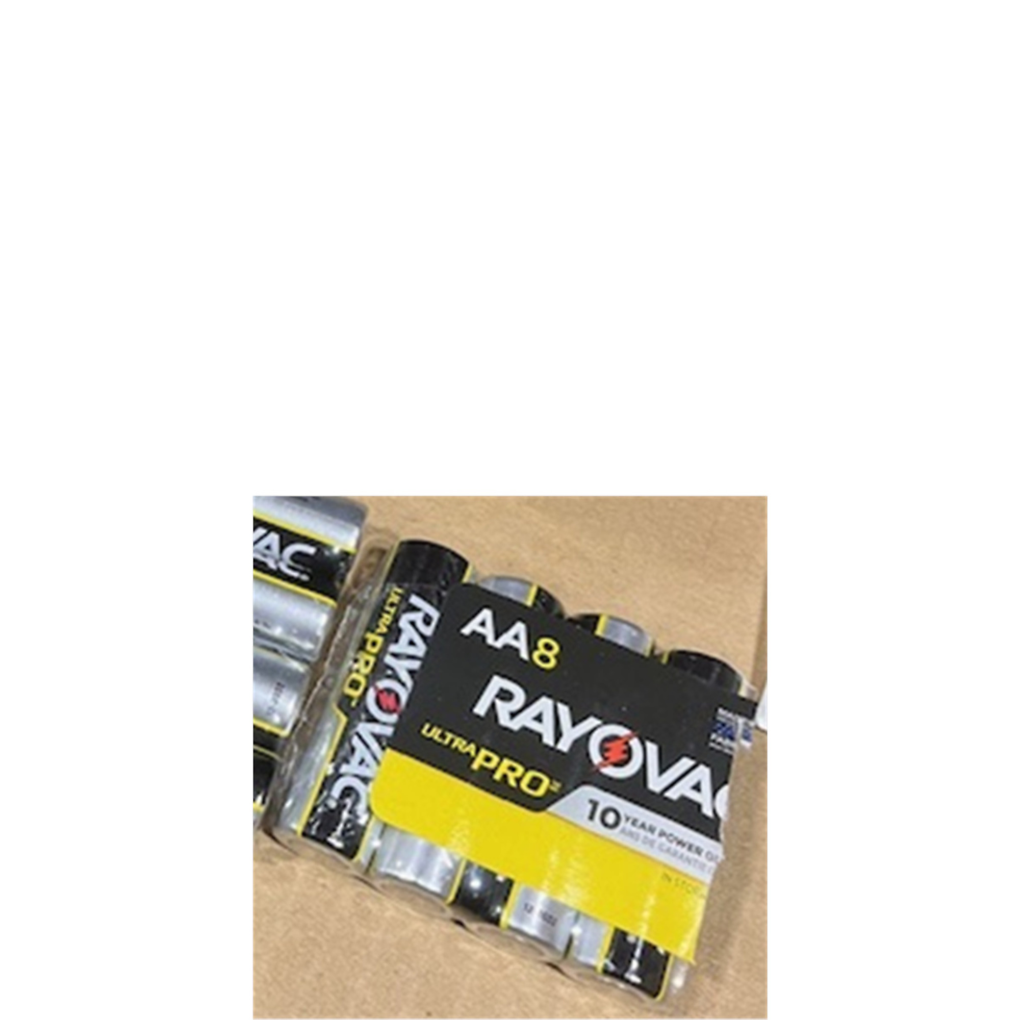 Chaos Safety Supplies AA Alkaline Batteries — 4-Pack, Long-Lasting, Model# CSUBATAA