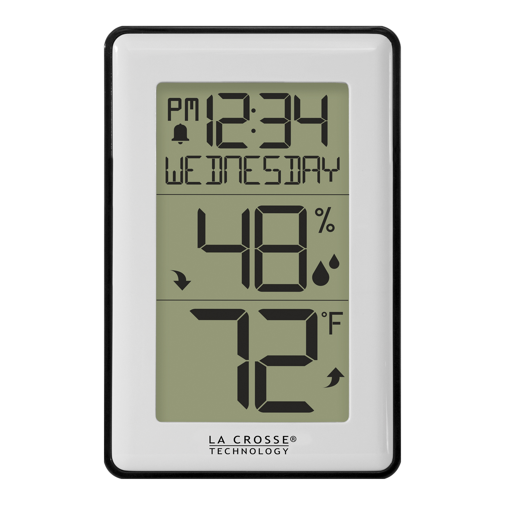 La Crosse Technology® LCD Wireless Digital Weather Thermometer Station with Hygrometer and Calendar, 308-1911