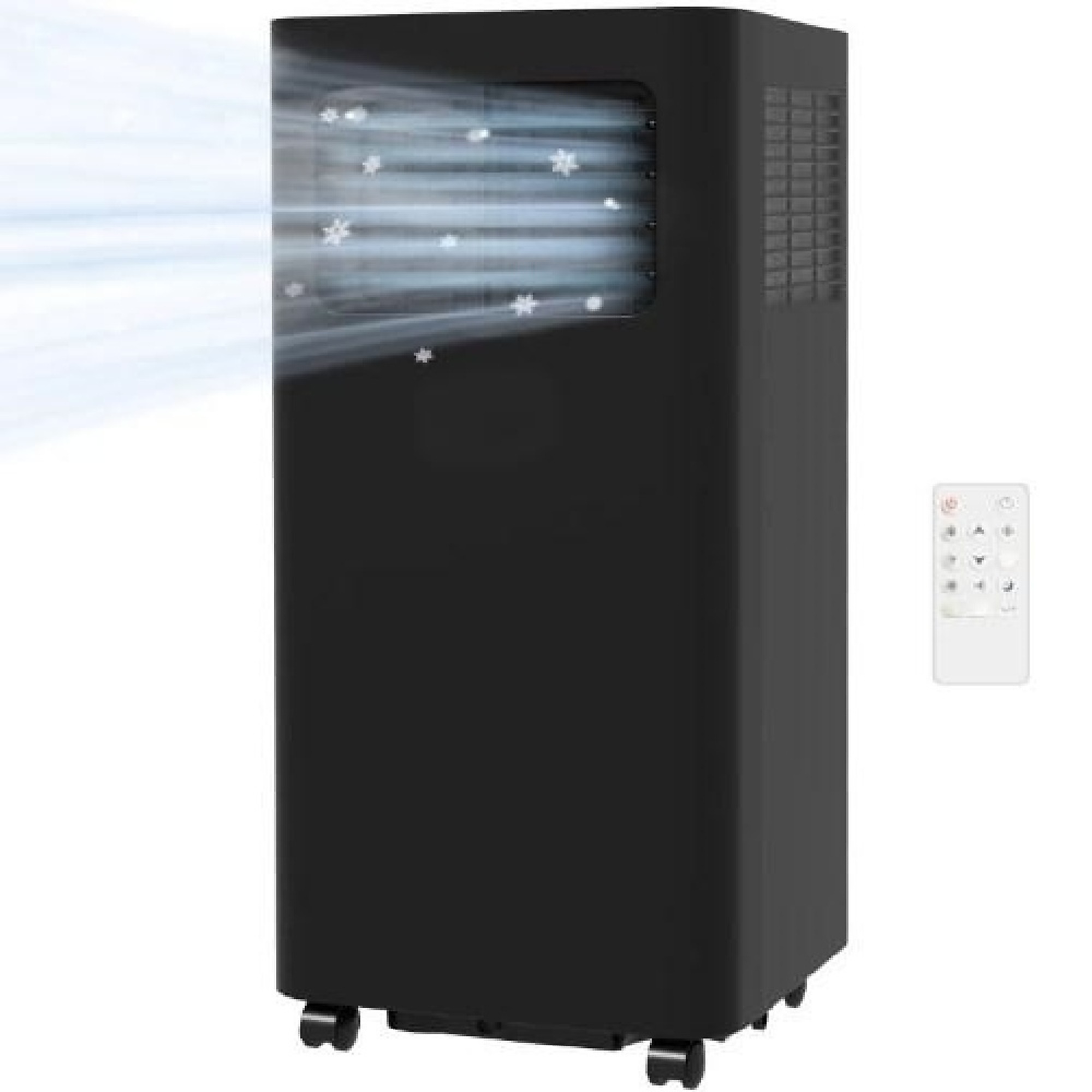 EdenDirect 8000 BTU Portable Air Conditioner — 345 Sq. Ft. Coverage, 3-in-1 Cooling Fan Dehumidifier, Sleep Mode, Remote Control, 24H Timer, Window Kit