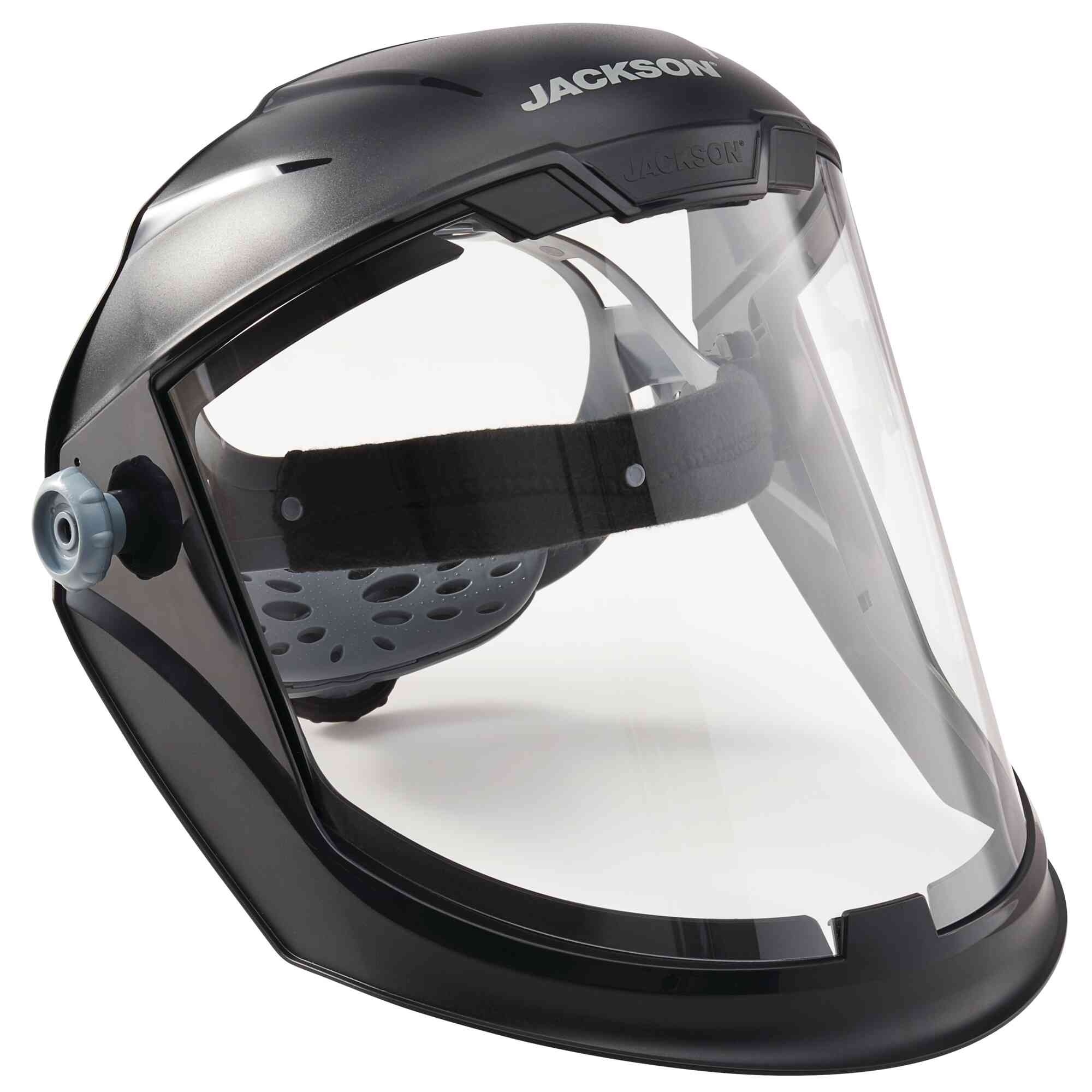 Jackson Safety® - Face Shield - MAXVIEW™ Premium Series - 9.06" x 13.38' x 0.04" Window - Clear - 370 Speed Dial™ Headgear - Model # 14200