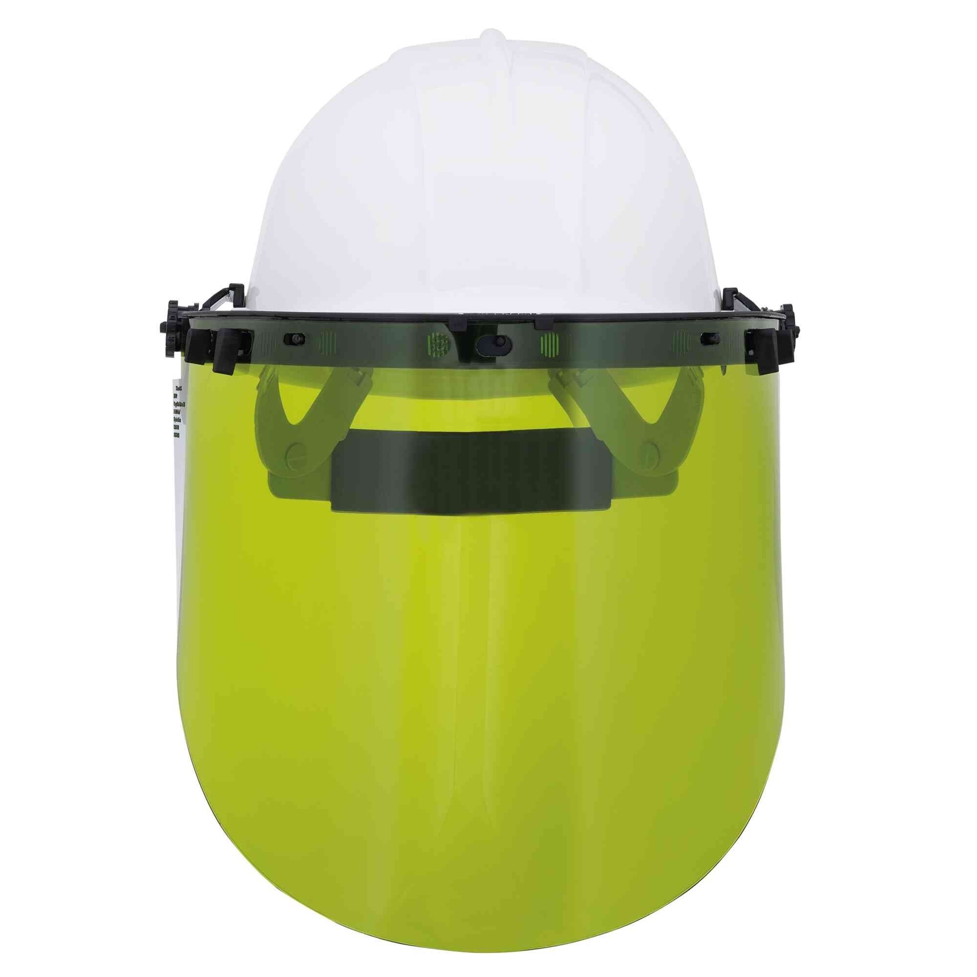 Sellstrom® - Face Shield - 312 Series - 9.75" x 20" x 0.060" Window - ArcFlash™ - Window, Adapter Bracket and Hard Hat Combination - Model # S31223