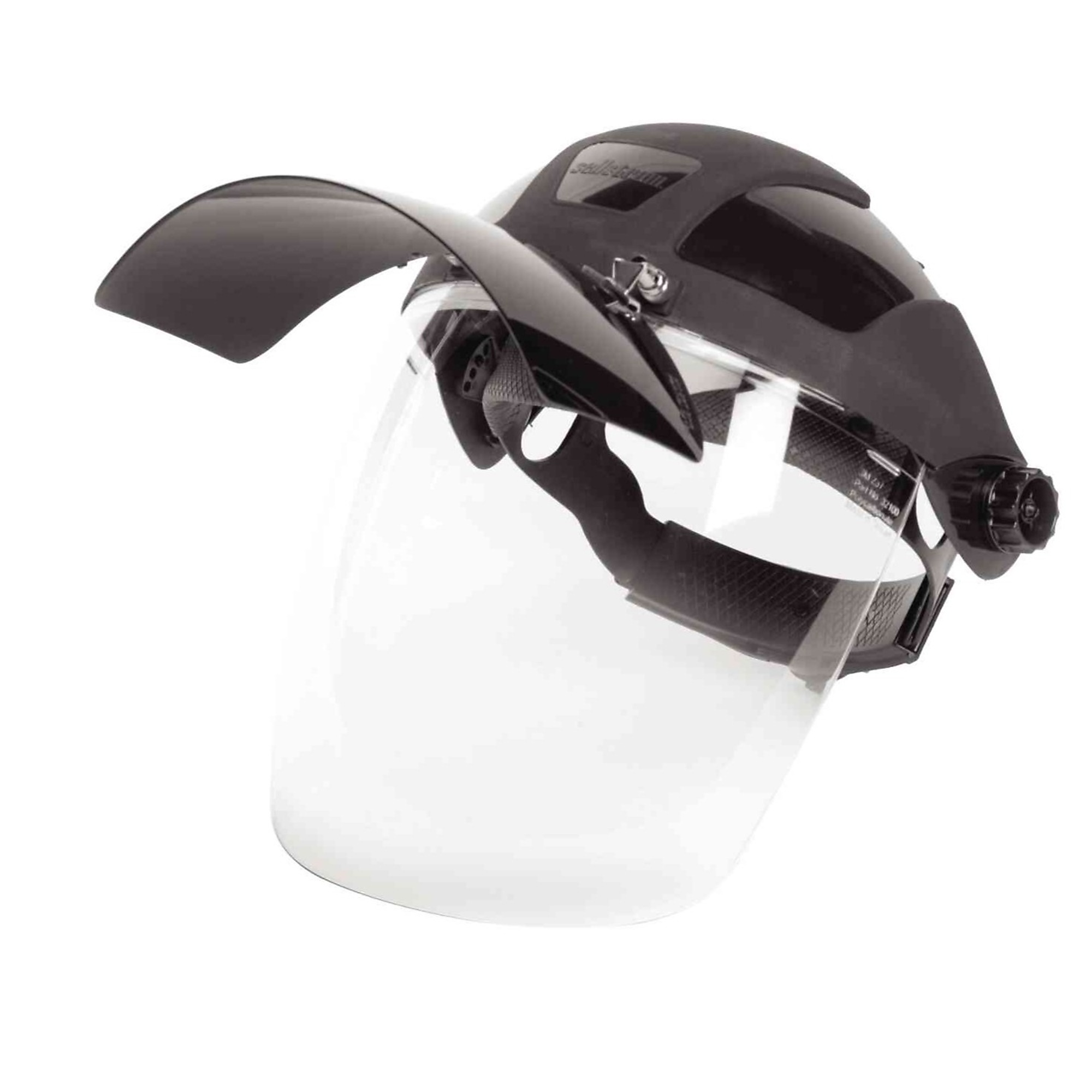 Sellstrom® - Face Shield - DP4 Series - 9" x 12.125" x 0.060" Window - Clear AF with Shade 8 IR Flip Visor - Ratcheting Headgear - Model # S32181