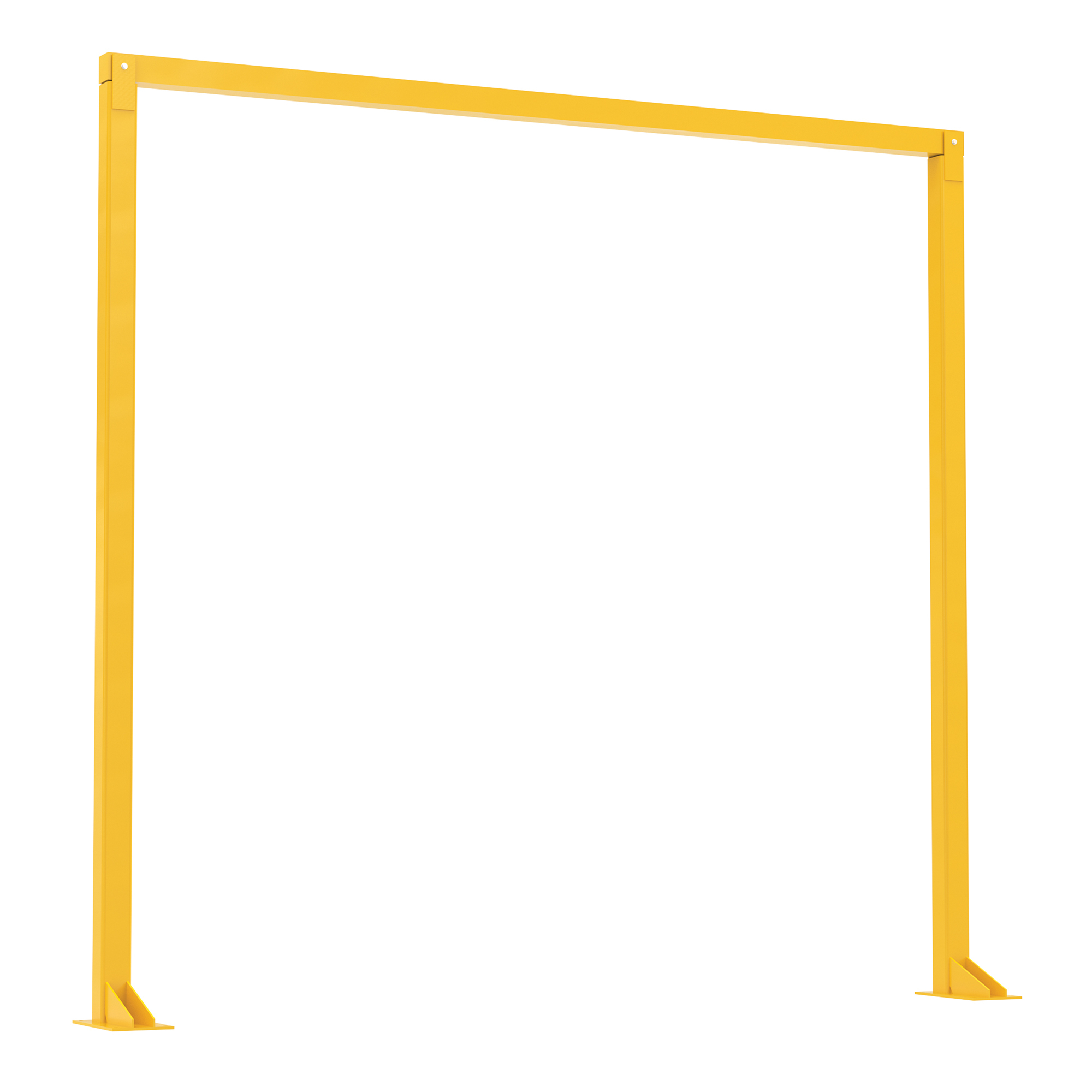 Vestil Steel Economical Overhead Door Warning Barrier 9 Ft. x 10 Ft. Yellow