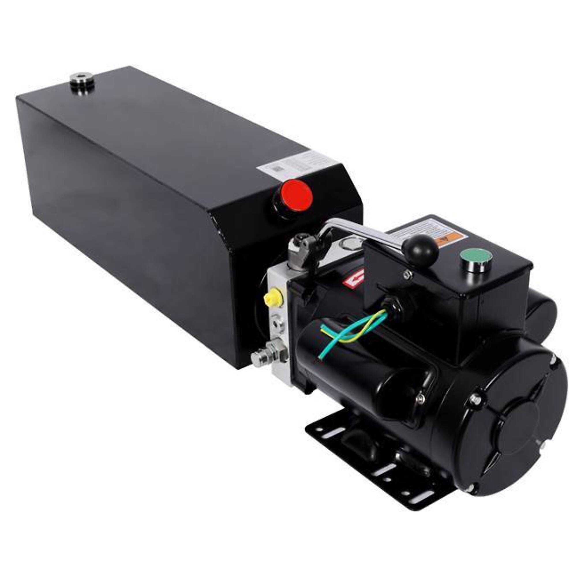 Heavy-Duty Hydraulic Power Unit, AC 220V Single Phase, 16 Quart Oil Reservoir