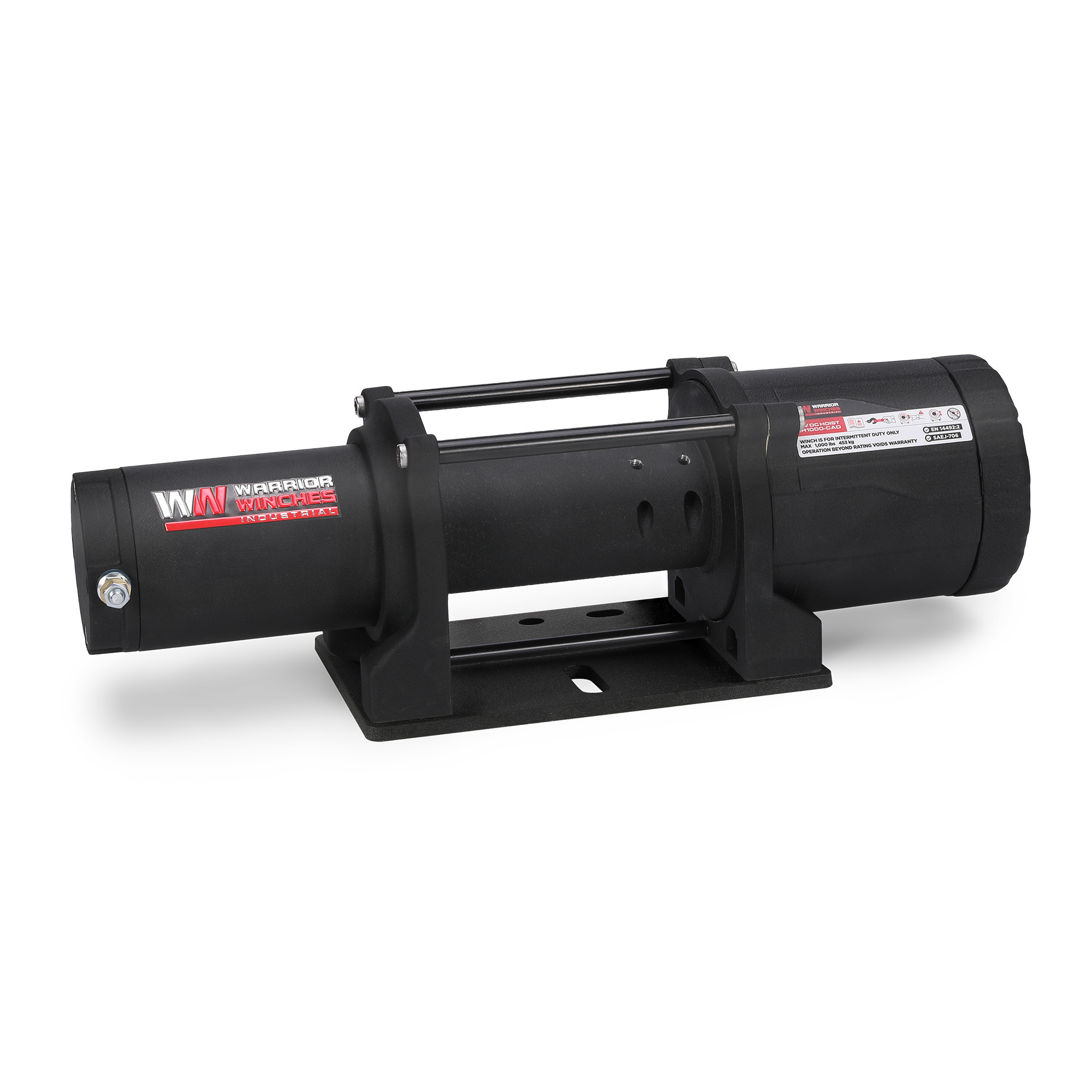 Warrior Winches 12V Industrial Hoist — 1000 lbs. Capacity, Model# EH1000-CAD