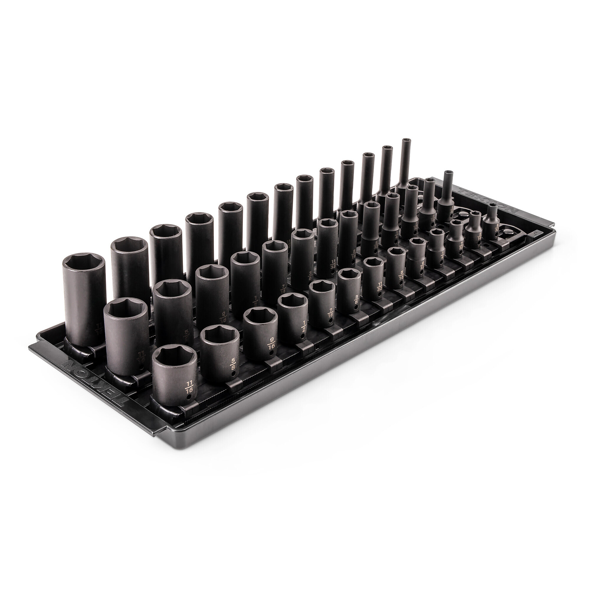 TEKTON 1/4 Inch Drive Shallow, Semi-Deep, and Deep 6-Point Impact ...