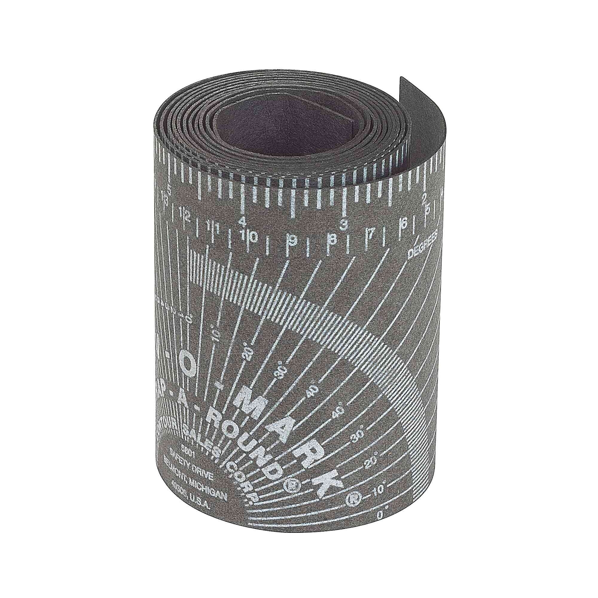 Curv-O-Mark® by Jackson Safety® - Medium Wrap-A-Round Pipe Ruler - Black - Model # 14752