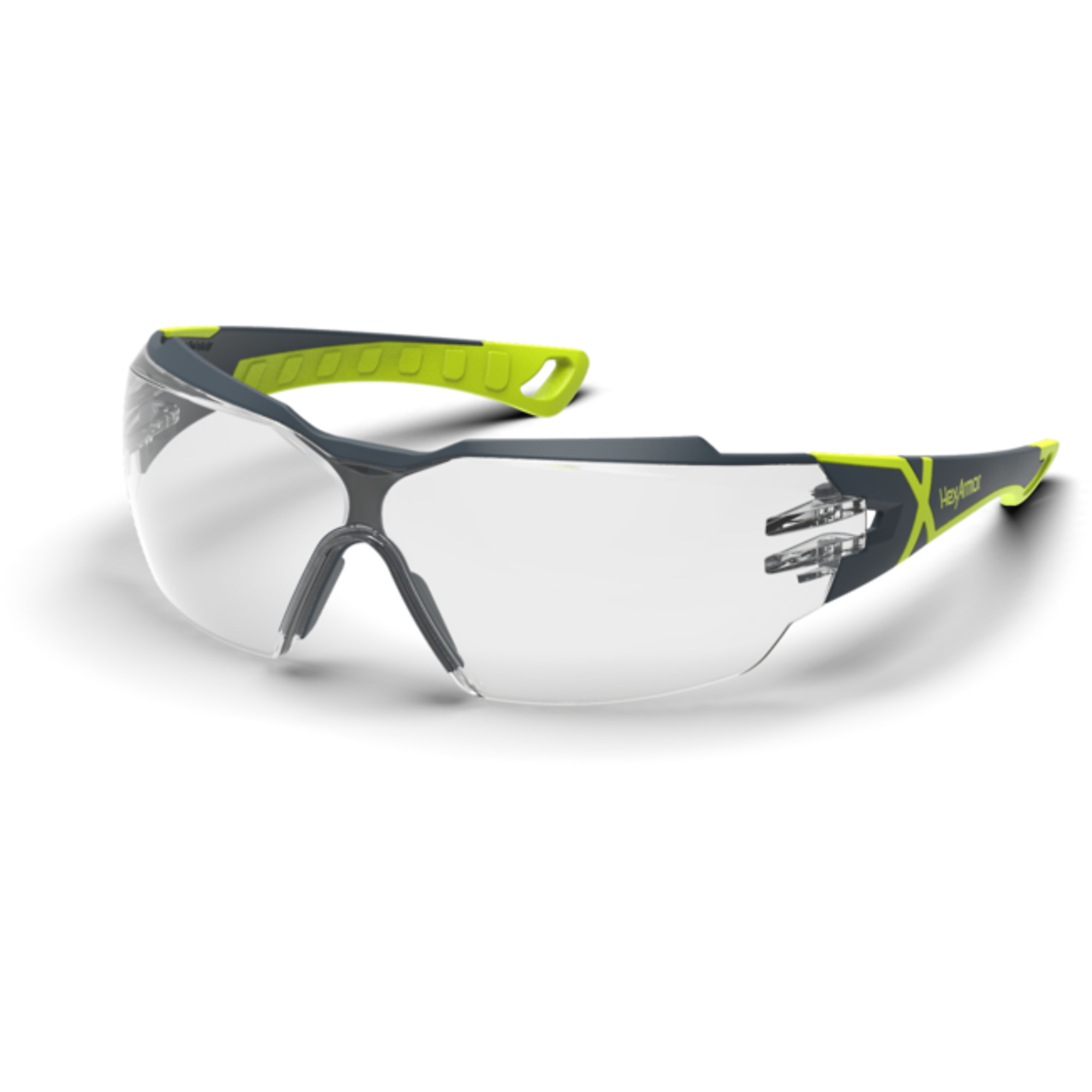 MX300 Anti-Fog Safety Glasses, Clear, TruShield®, Gray/Lime
