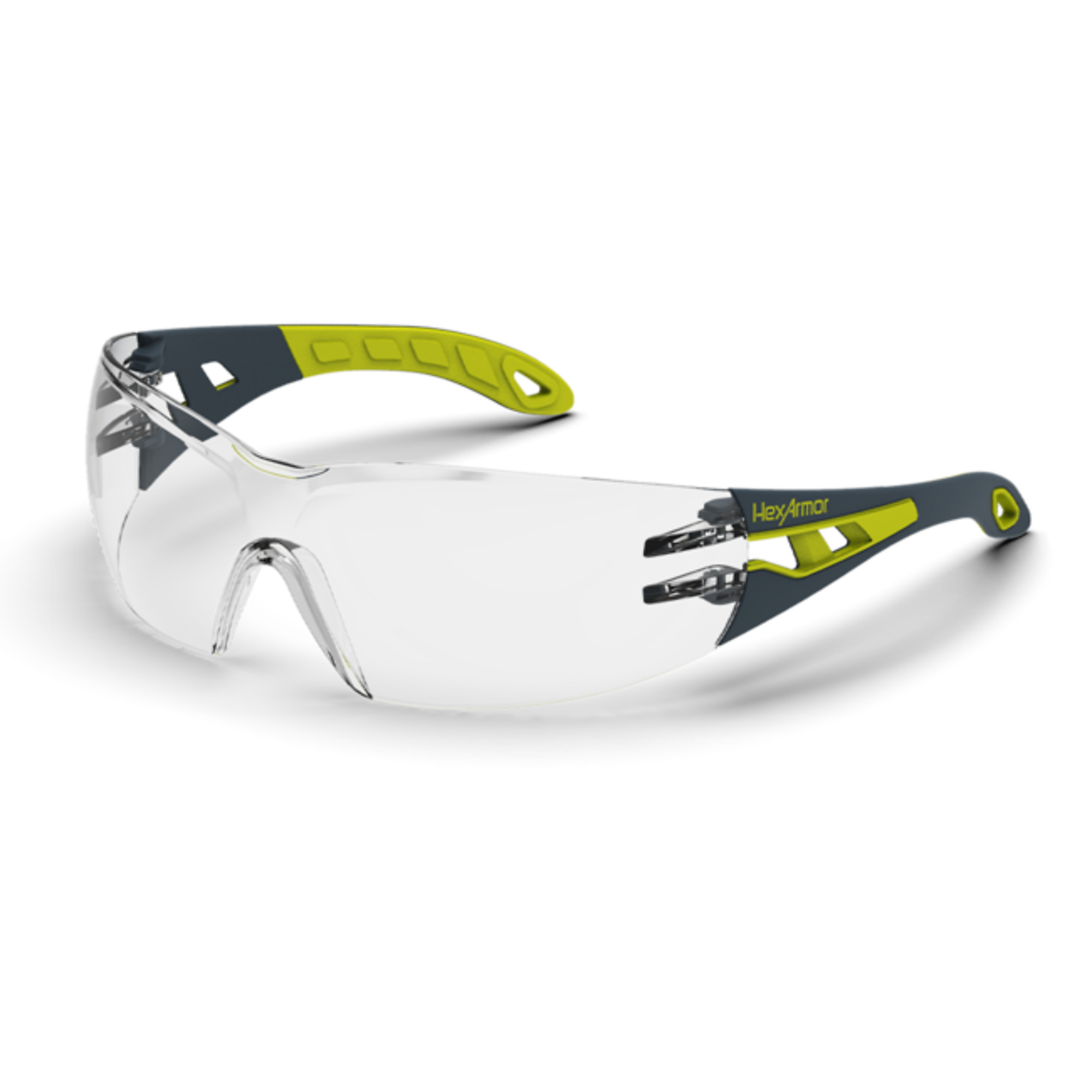 MX200/MX200G Safety Glasses, MX200, Clear, TruShield®2SF, Gray/Lime