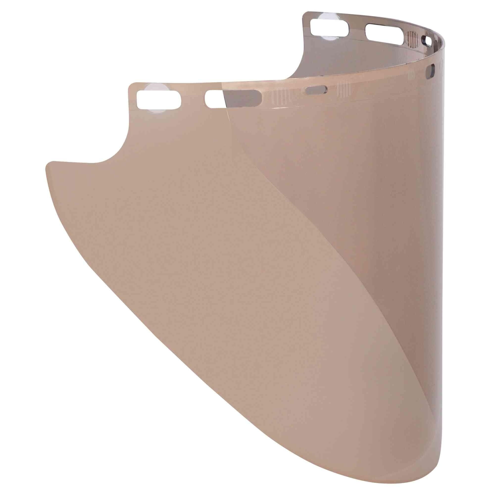 Jackson Safety® - Replacement Windows for F50 Polycarbonate Special Face Shields - Thermal Reflective Copper Coated - 10" x 20" x.075" - R Shape - Unbound - Model # 29085