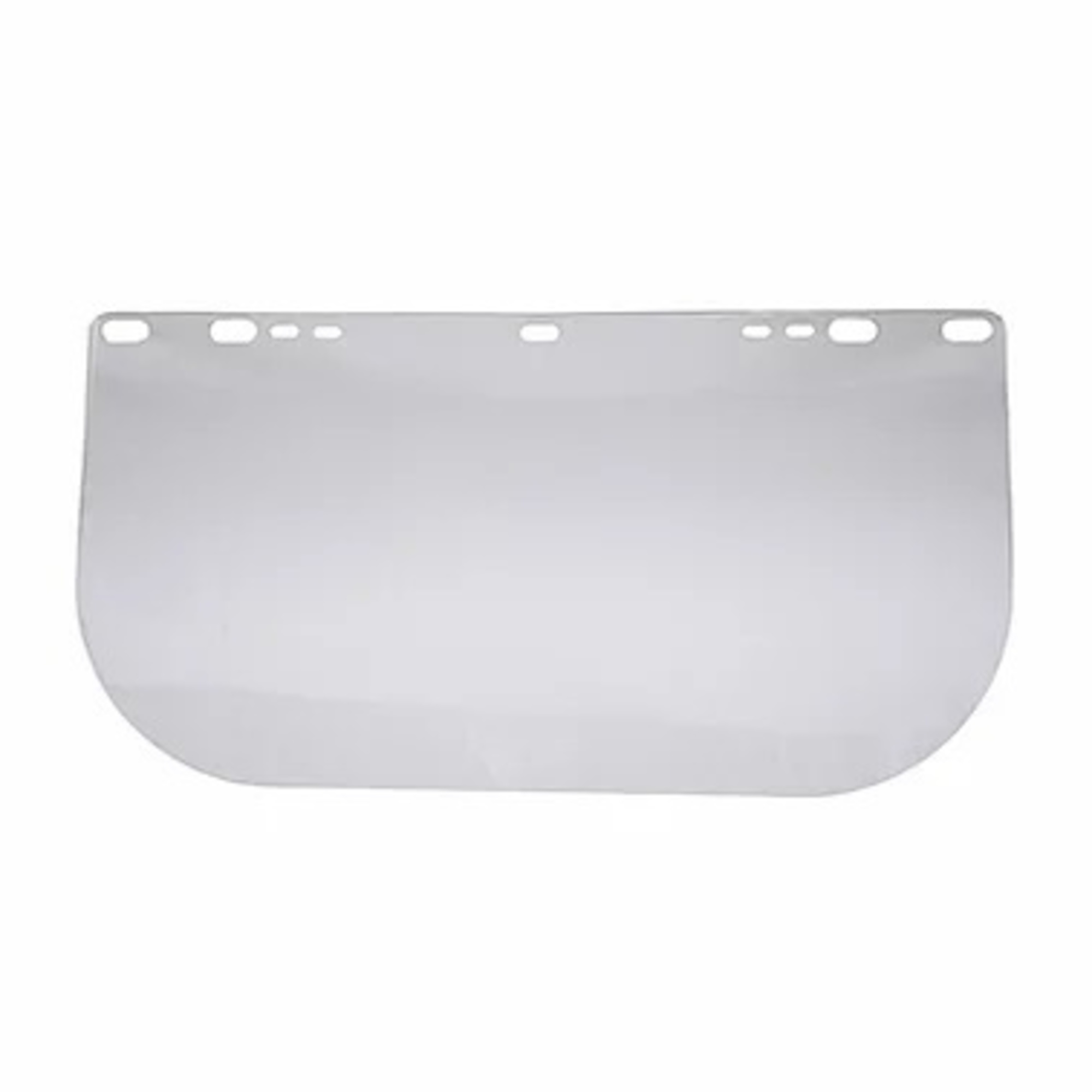 Jackson Safety® - Replacement Windows for F10 PETG Face Shields - CLEAR - 8" x 15.5" x 0.036" - D Shaped - Unbound - Model # 29105