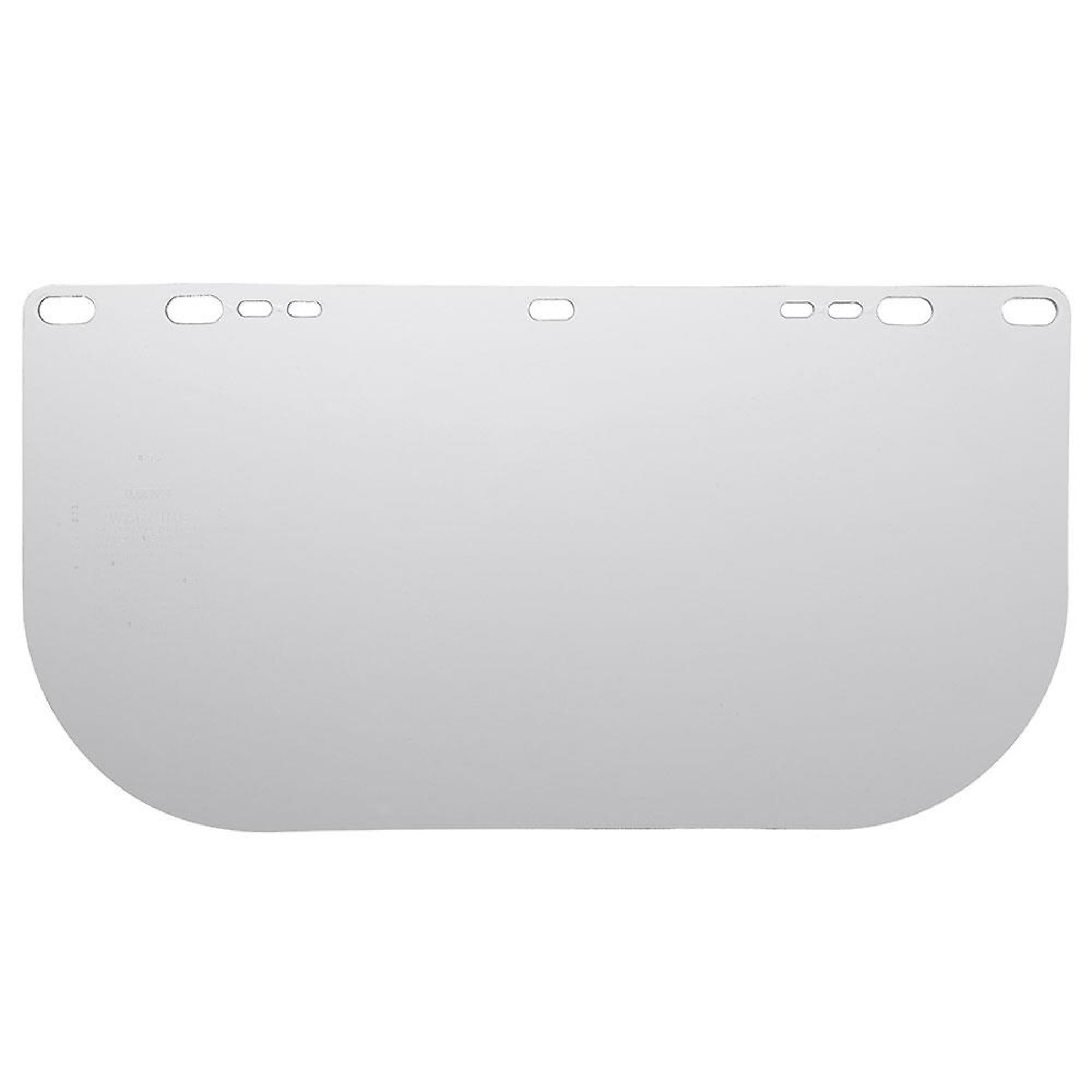 Jackson Safety® - Replacement Windows for F10 PETG Face Shields - Clear - 8" x 15.5" x.040" x .040" - E Shaped - Unbound - Model # 29104