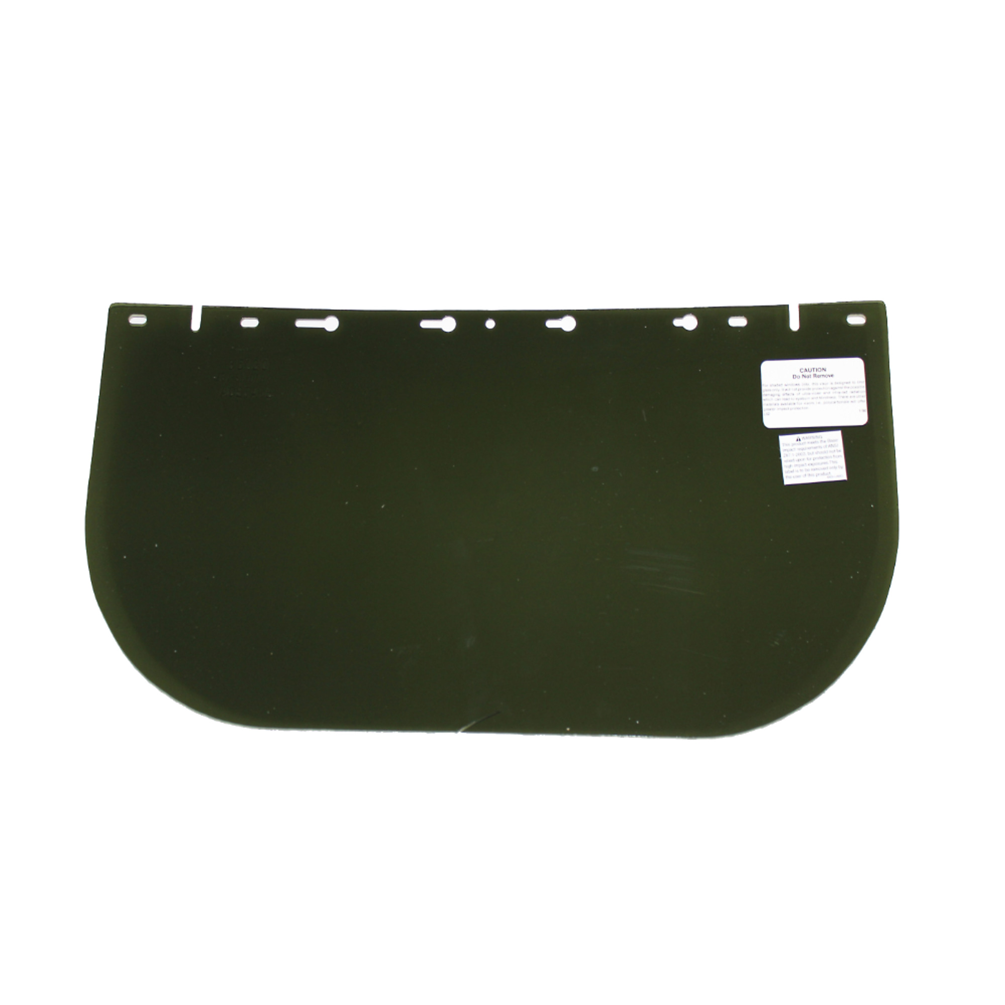 Sellstrom® - Replacement Windows for 390 Series Face Shields - Dark Green - 8” x 16” x 0.040” - Uncoated - Model # S35120