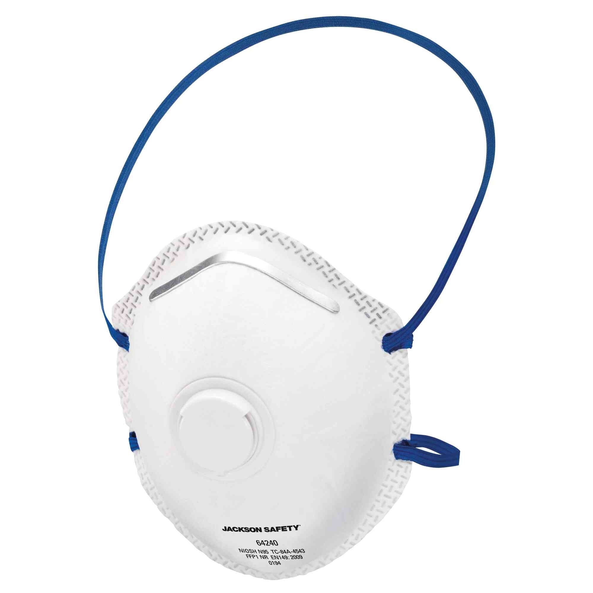 Jackson Safety® - R10 N95 Particulate Respirator (Single Valve) - (10 Per Box) - Model # 64240