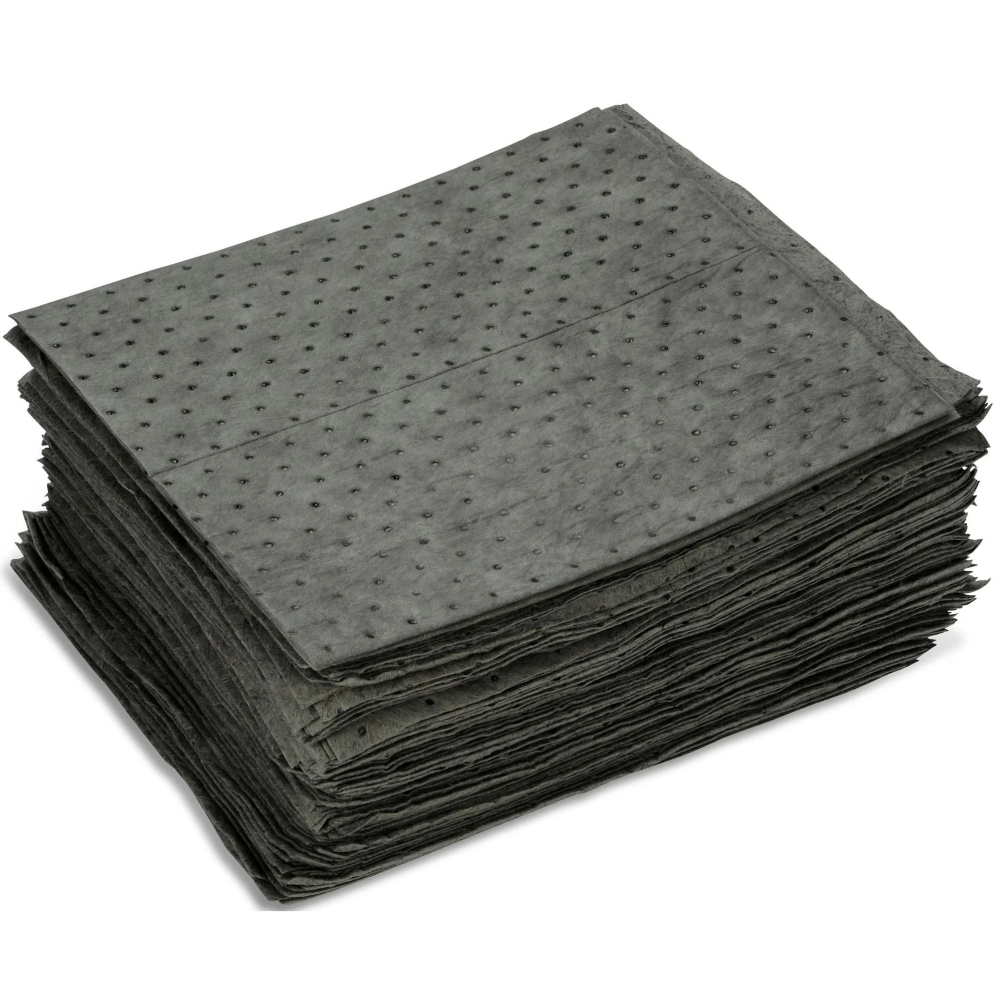 AABACO Universal Gray Absorbent Pads - Dimpled HEAVY Weight Pads – 15”x 18” (100/bale)