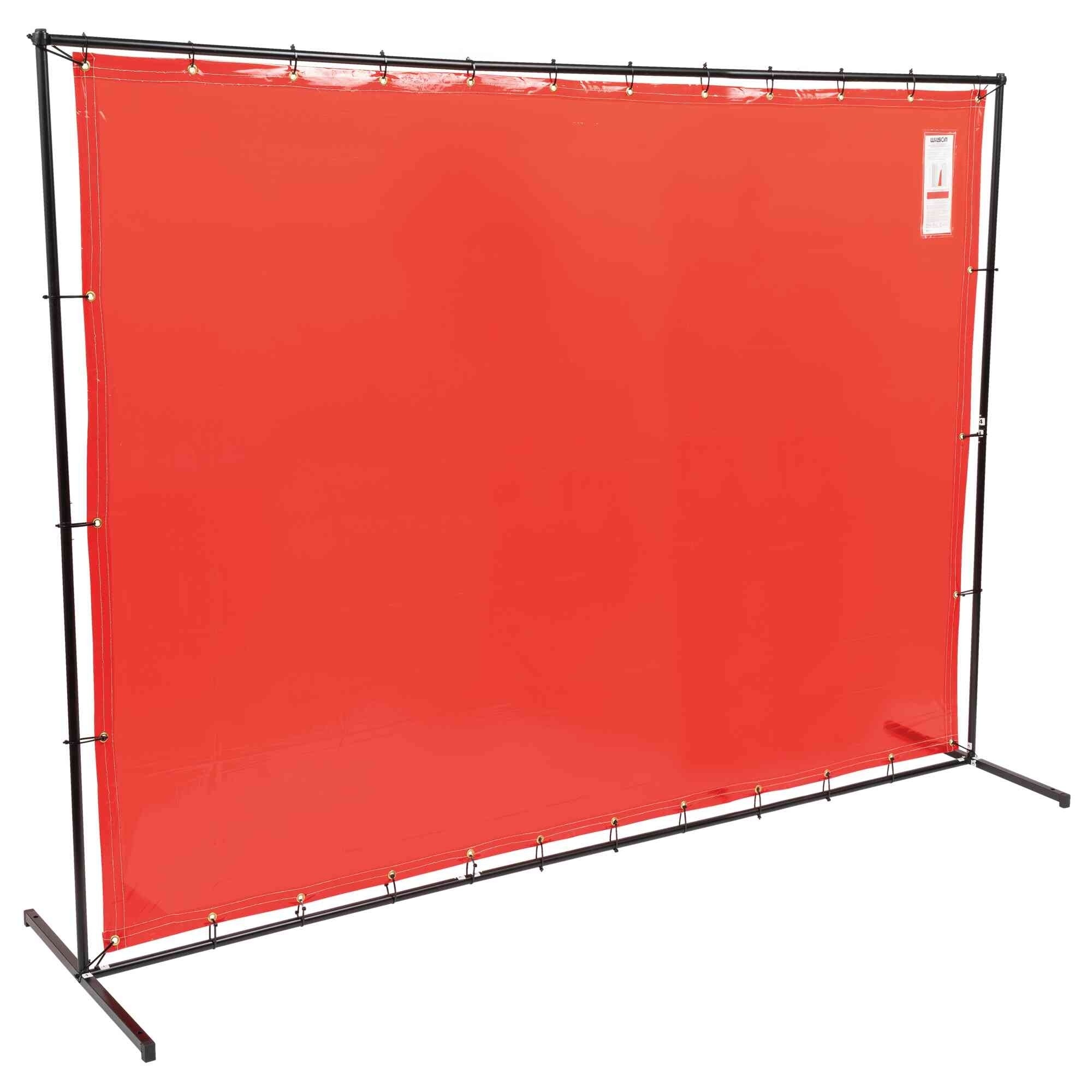 Jackson Safety® - Welding Curtain and Frame Combo Kit - Orange - 6'x8' - Model # 37307