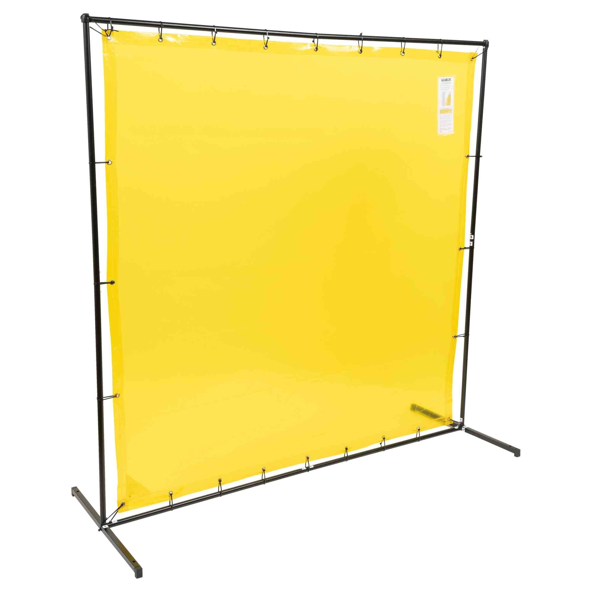 Jackson Safety® - Welding Curtain and Frame Combo Kit - Gold - 6'x6' - Model # 37296