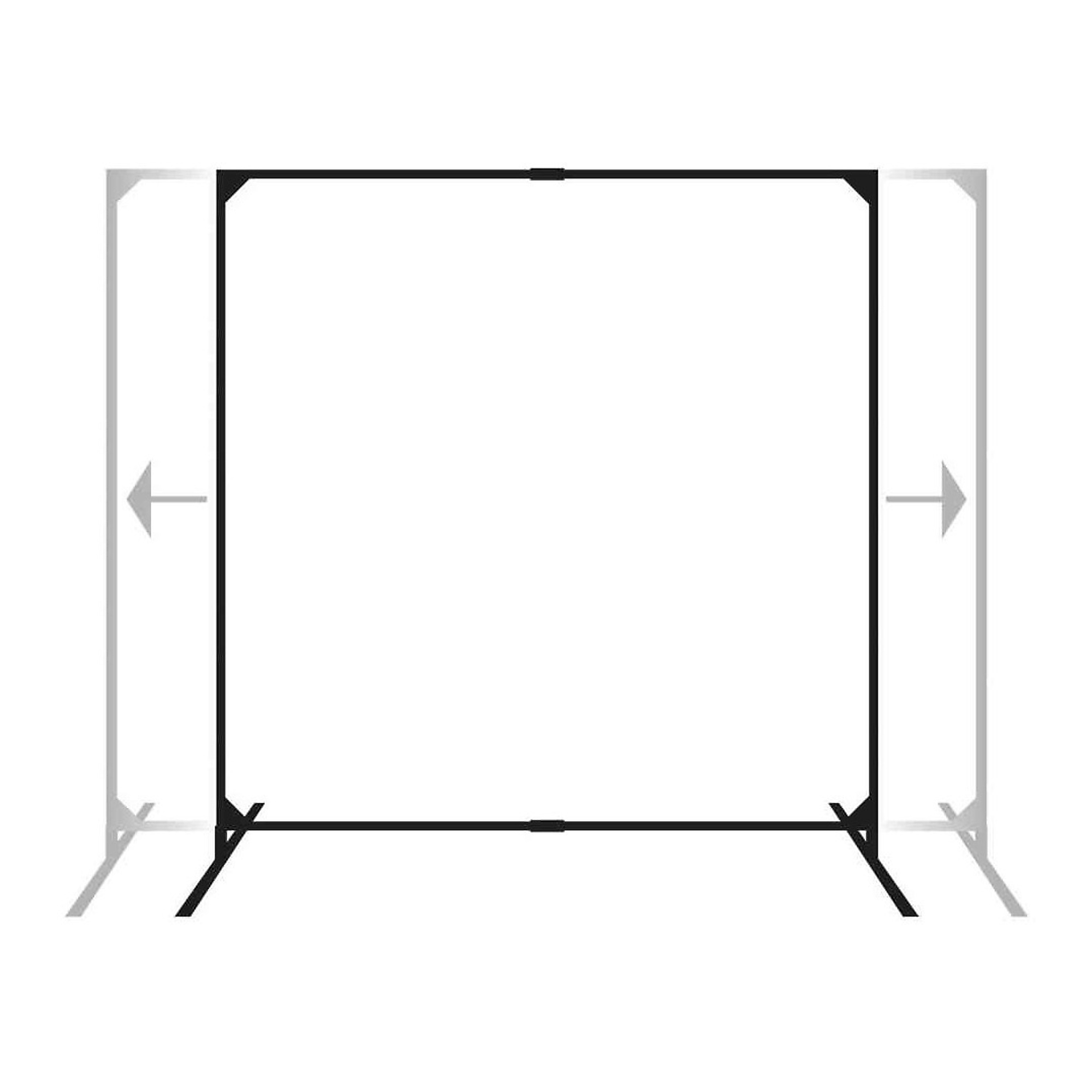 Jackson Safety® - Stur-D-Screens - Welding Curtain Frame - Adjustable 6' x 6' to 6' x 8'      - Model # 37198