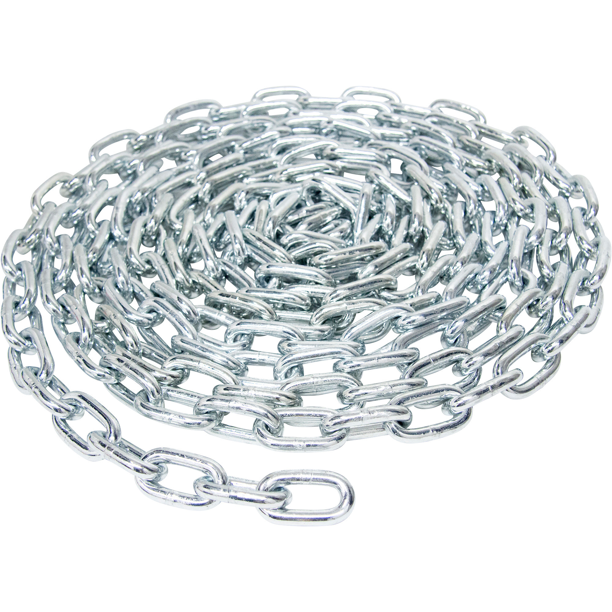 Mibro Grade 30 Proof Coil Zinc-Plated Chain, 3/8in. x 15ft., Model# 541121