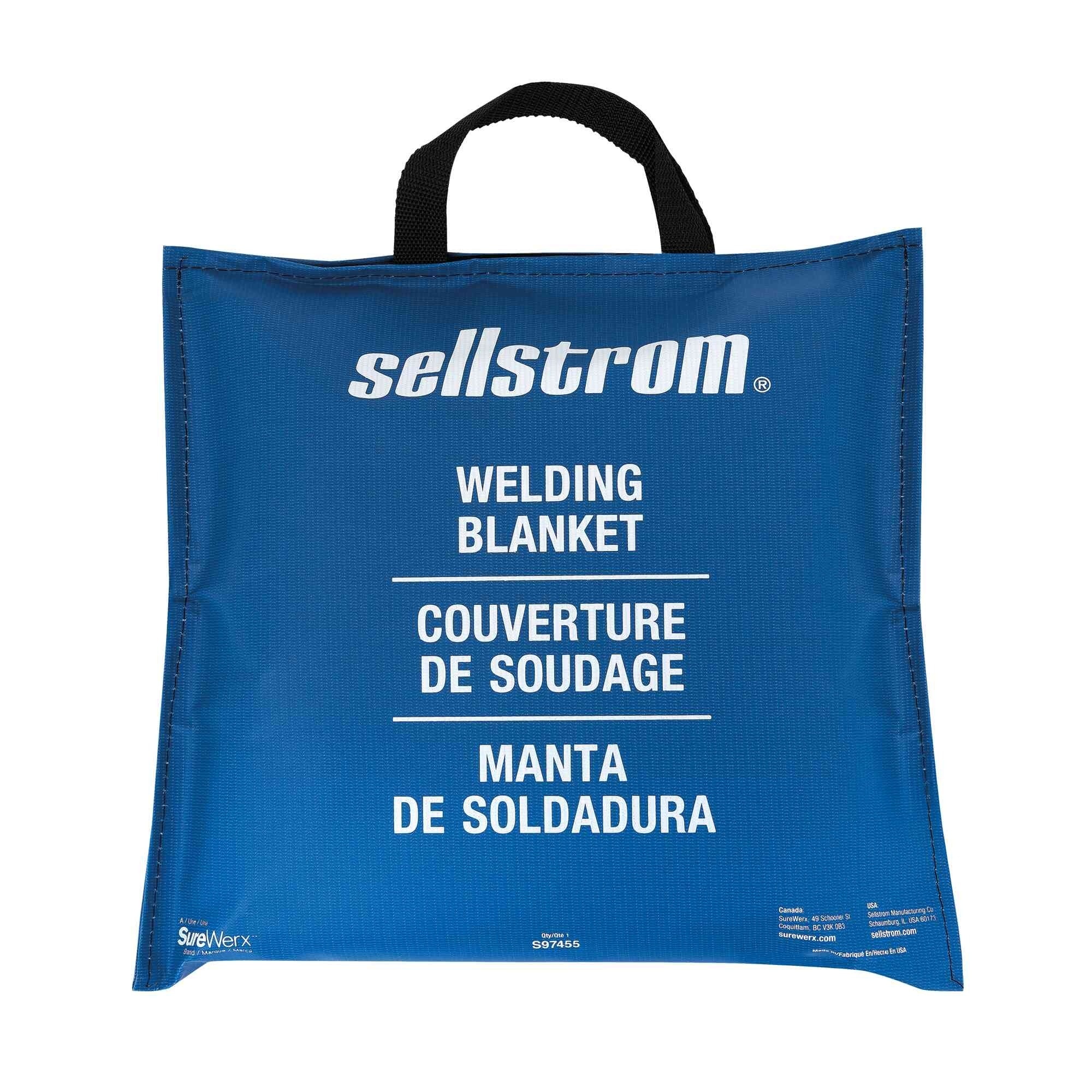 Sellstrom® - Fiberglass Welding Blanket - White 5' x 6' with Carrying Pouch - Model # S97455
