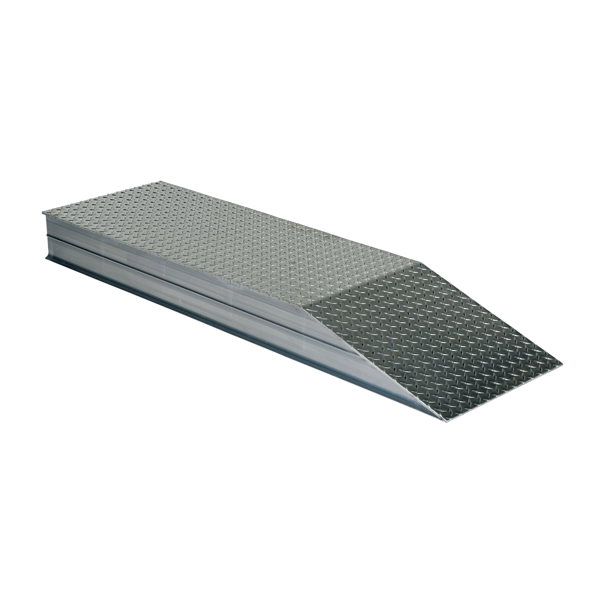 Vestil Aluminum Heavy Duty Wheel Riser 66 In. x 18 In. x 11-7/8 In. 30000 Lb. Capacity Silver
