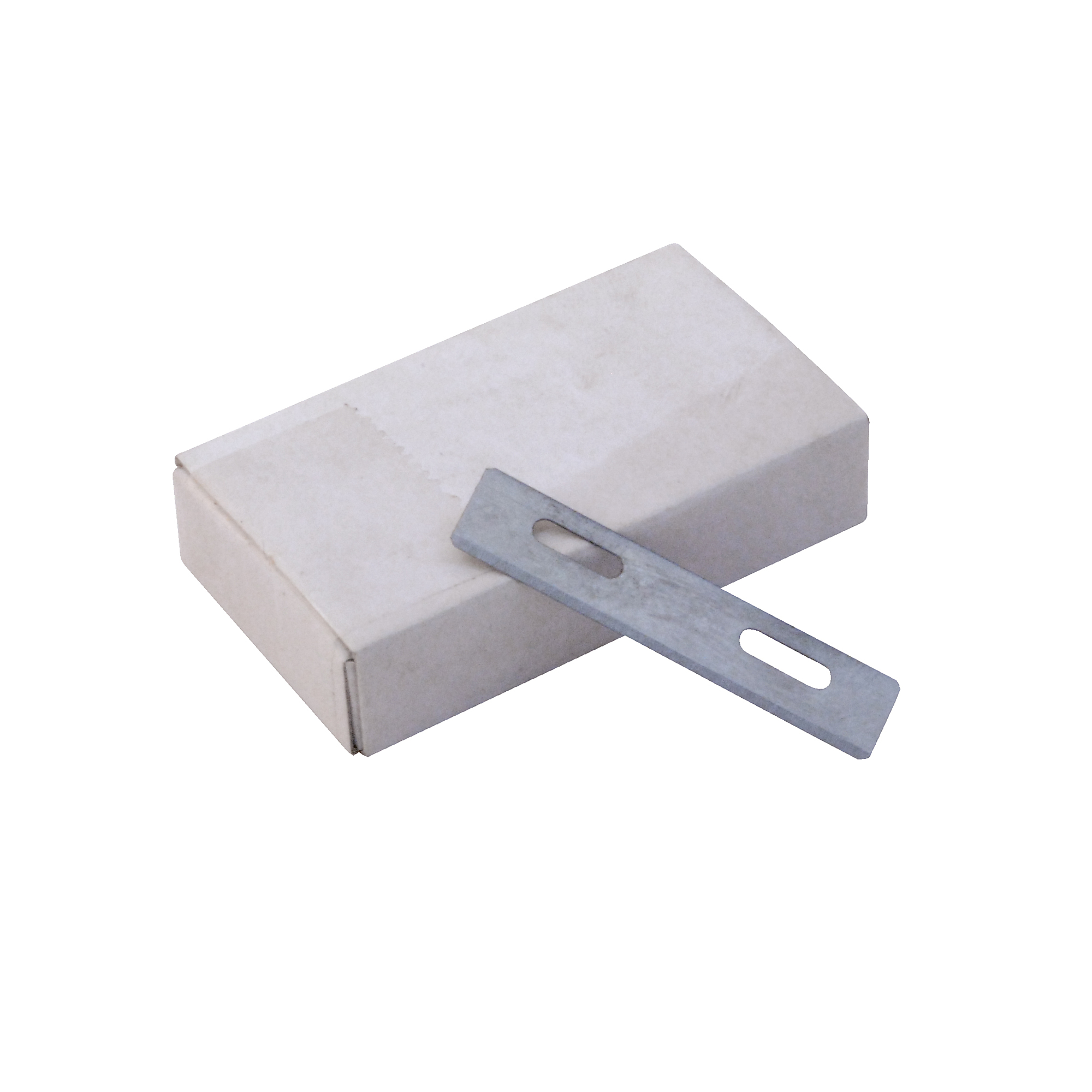 Vestil Steel Stretch Wrap Film Knife Blades 100 Pack Silver