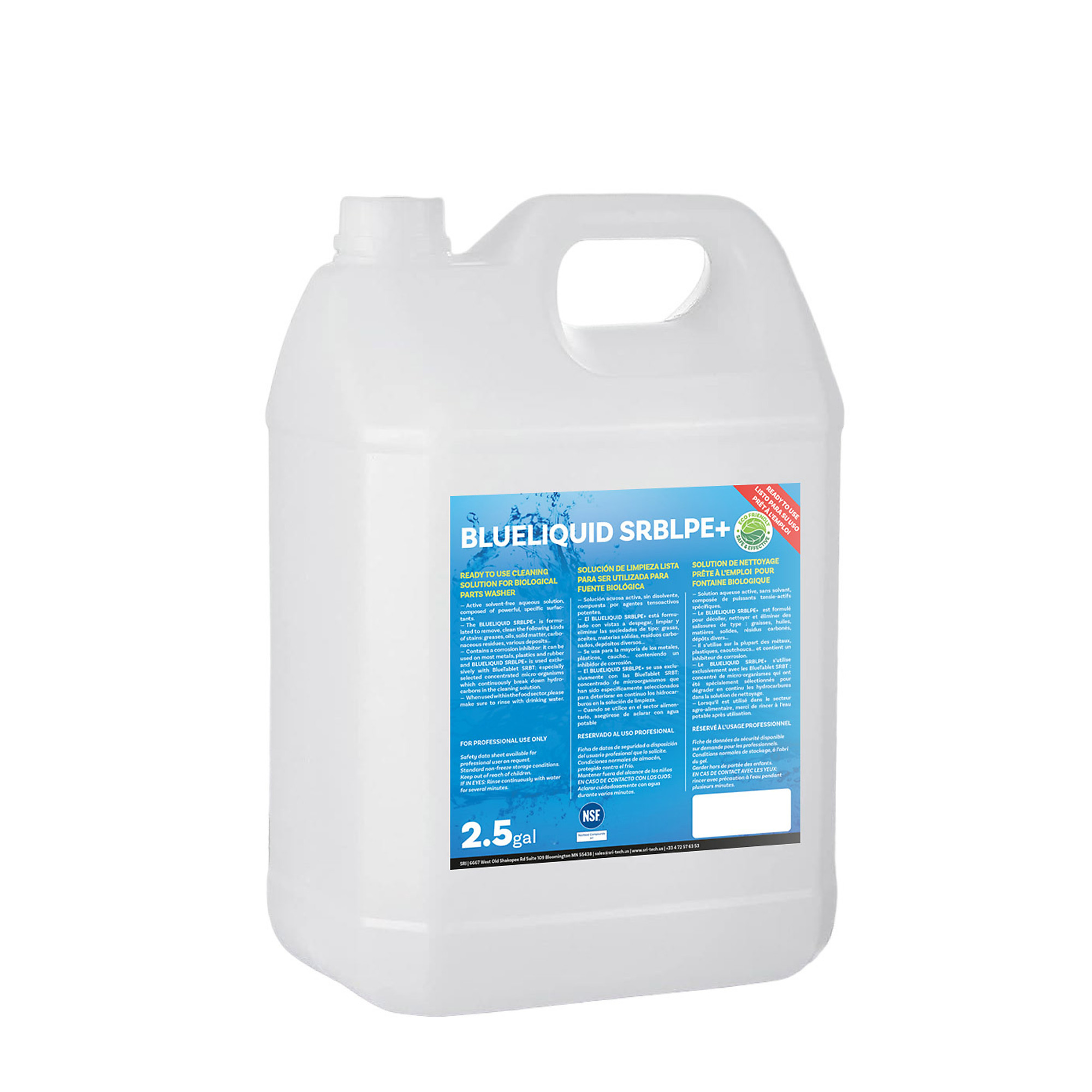 2.5 gal.Industrial Biological - Aqueous Parts Cleaning Solution Ready to Use - PFCOFOL04P-010