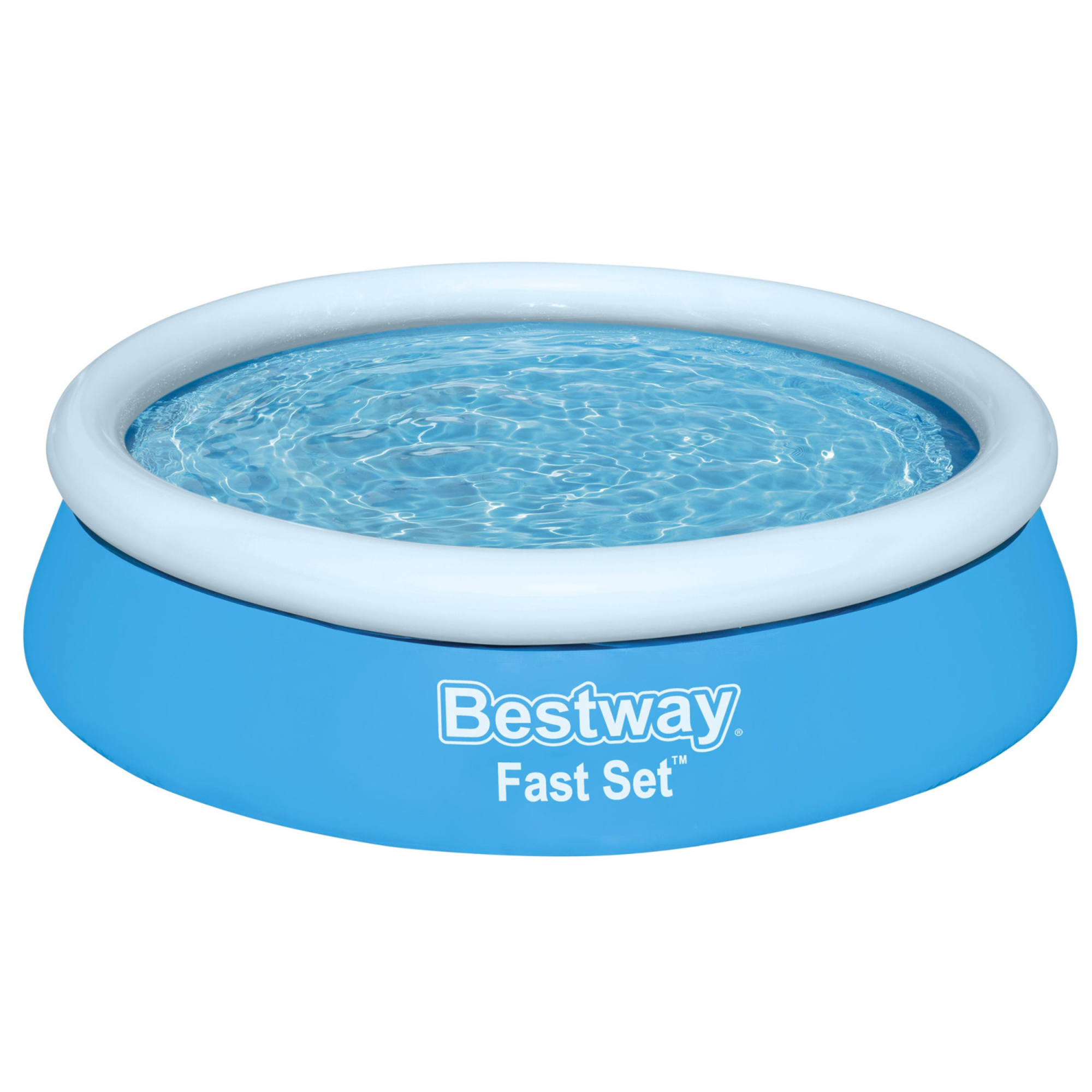 Bestway Fast Set 6Feet x 20Inch Inflatable Round Pool, Above Ground Splash & Wade Pool