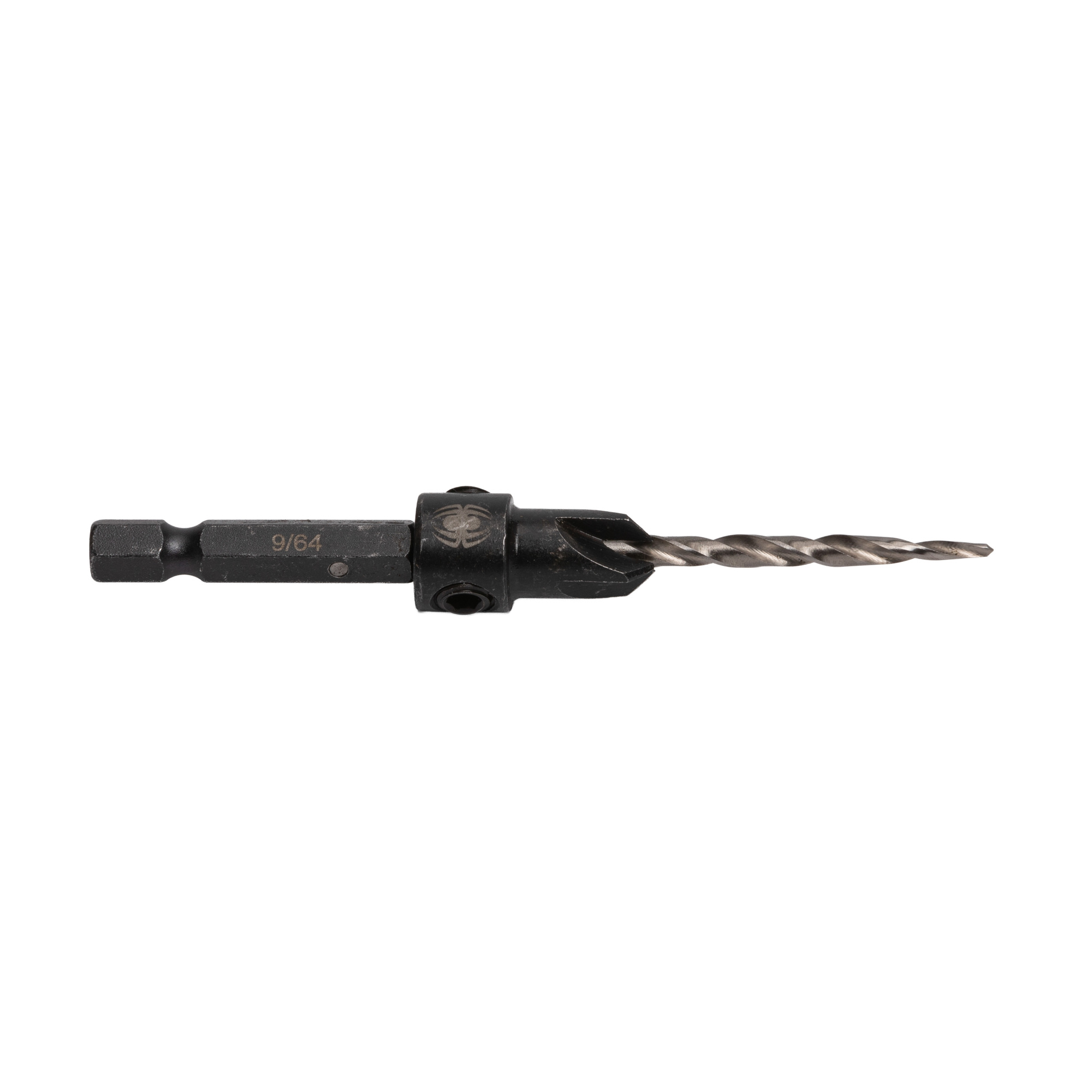 SPYDER 9/64-Inch HSS Tapered Adjustable #6 Countersink Twist Drill Bit 19170