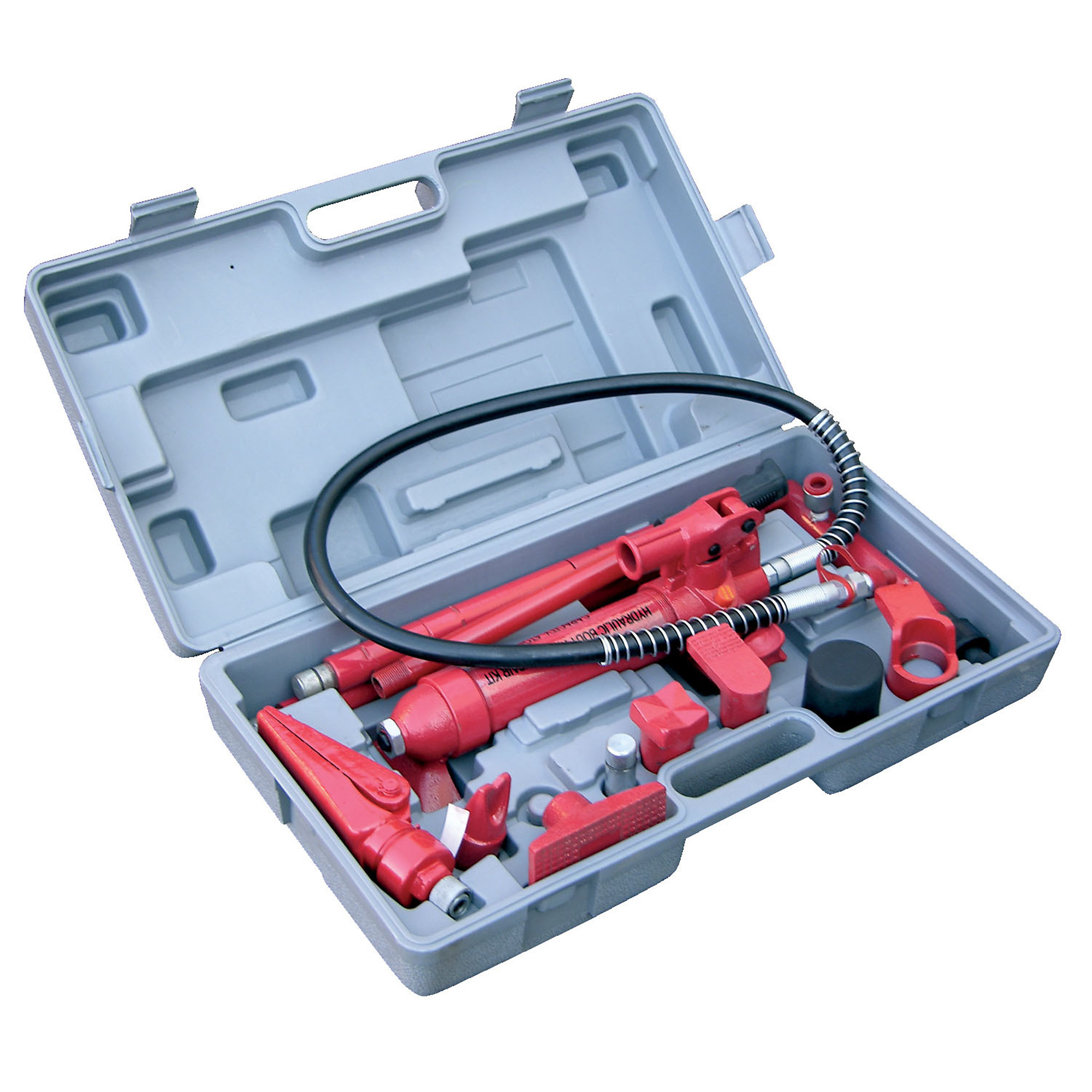 Vestil Steel Portable Hydraulic Equipment Kit 13 In. x 23 In. x 7 In. 8000 Lb. Capacity Red