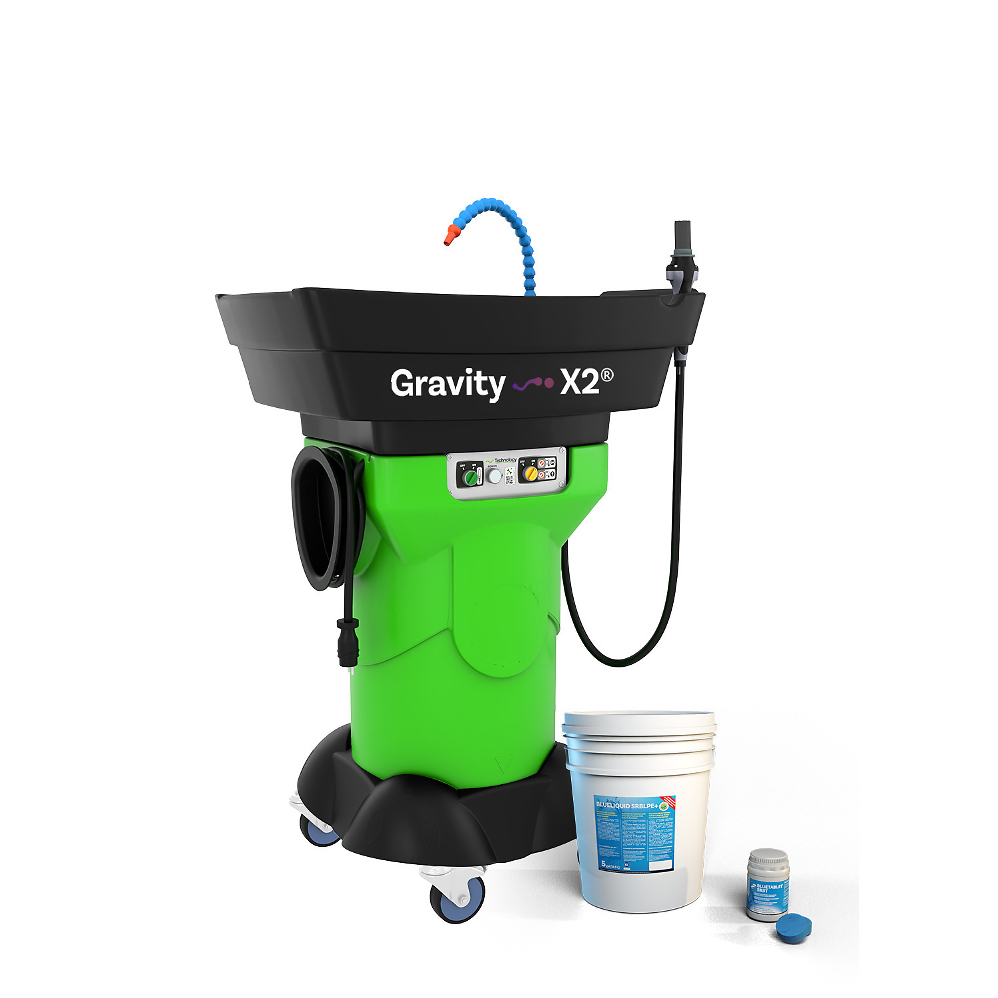 SRI - Gravity X2 - Biological / Aqueous Mobil 10 Gallon Parts Washer - Brake Wash -Solvent - Free, Non-Toxic - Model Number: PFPAFO0007-17