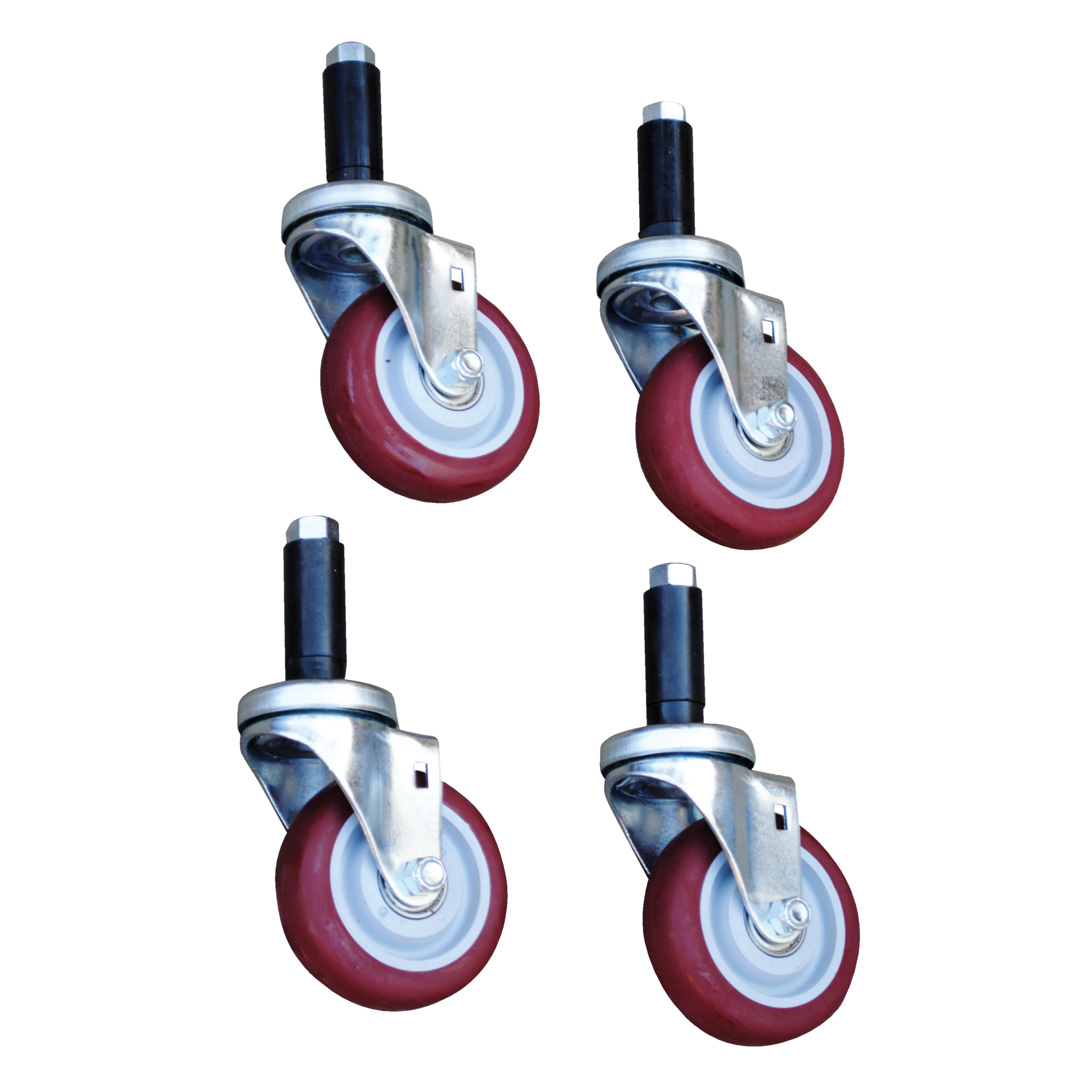 Vestil Polyurethane Casters 4 In. x 1-1/4 In. 250 Lb. Capacity For Work Platform Models
