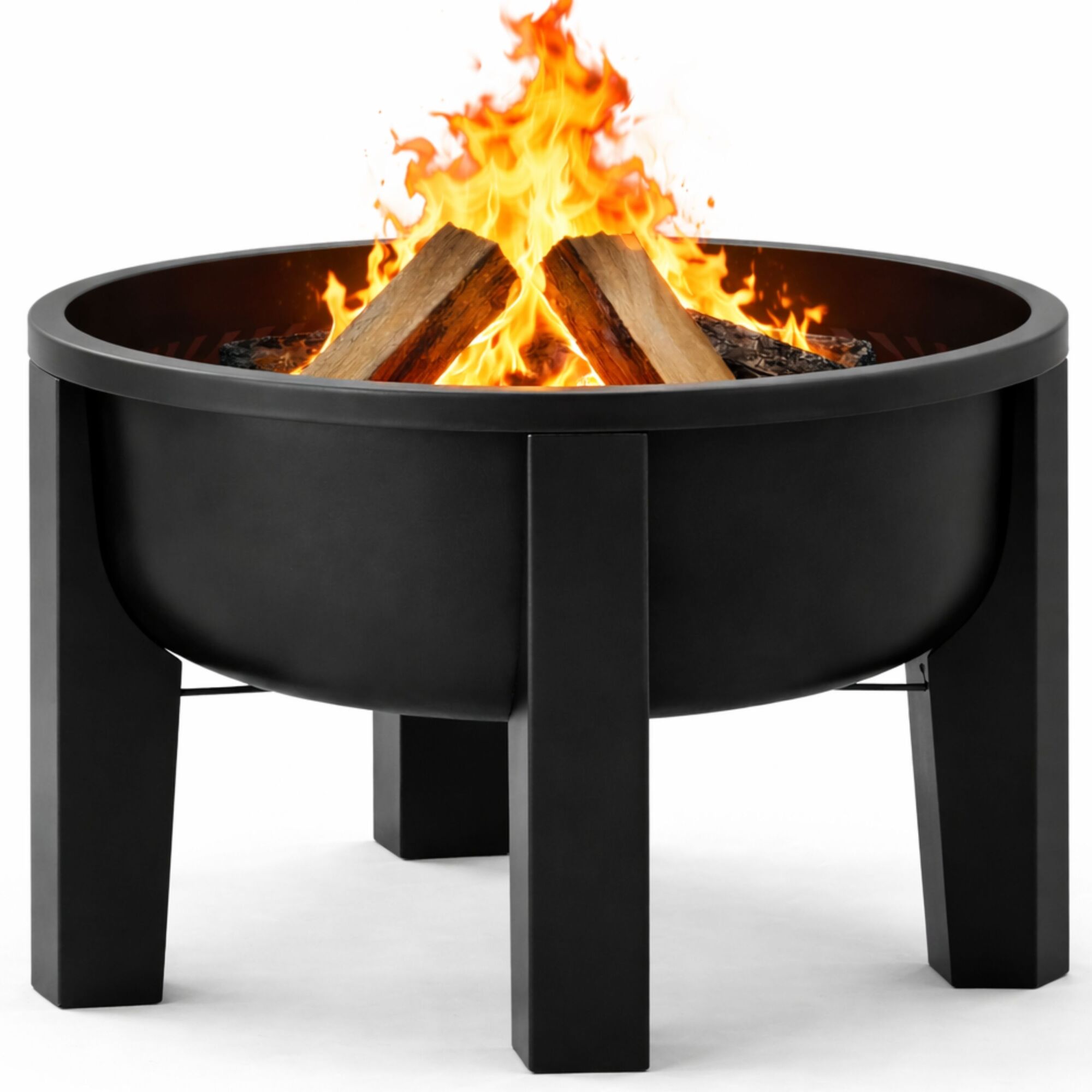 Fire Chief 26" Fire Pit with Tabletop Lid